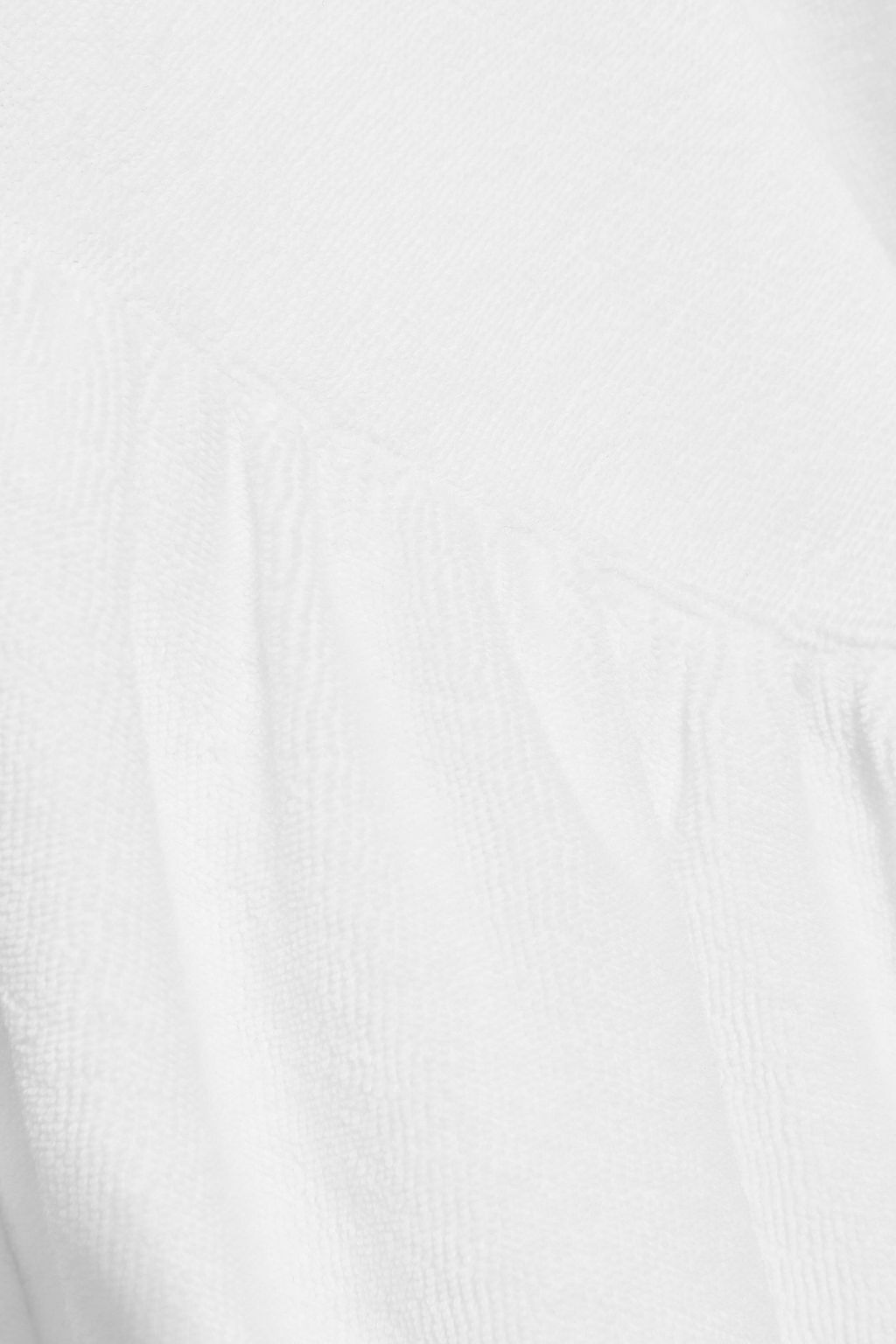 ATM ANTHONY THOMAS MELILLO Ruffled cotton-terry mini dress