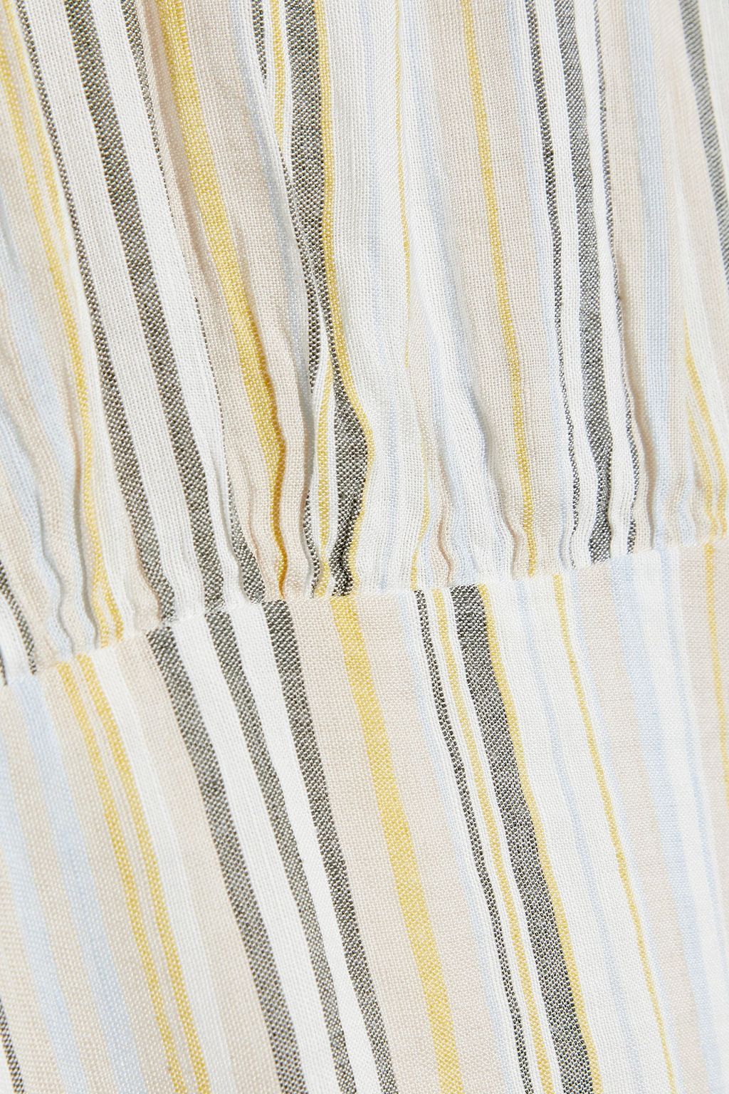 ATM ANTHONY THOMAS MELILLO Asymmetric striped linen-blend dress