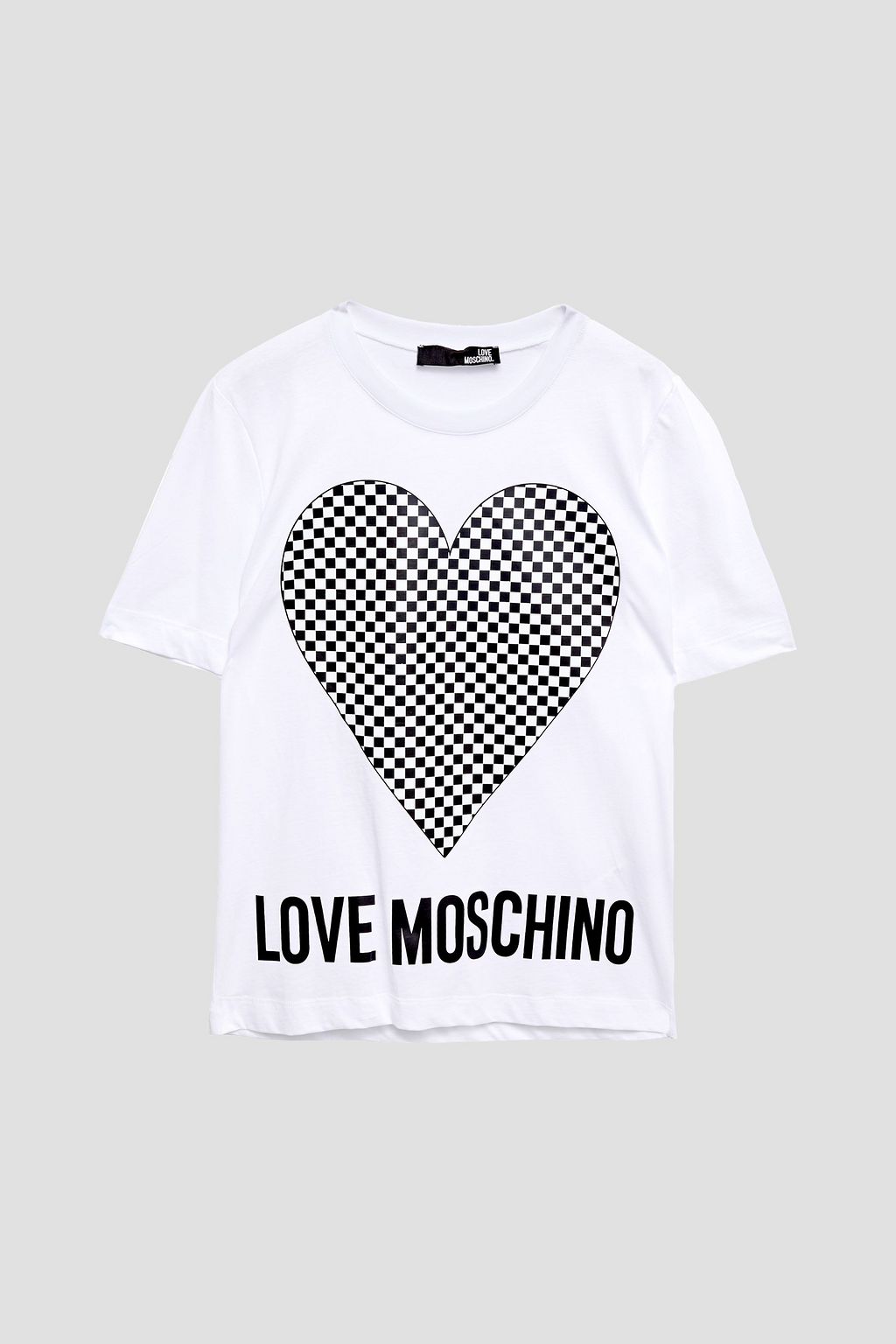 love moschino print t shirt