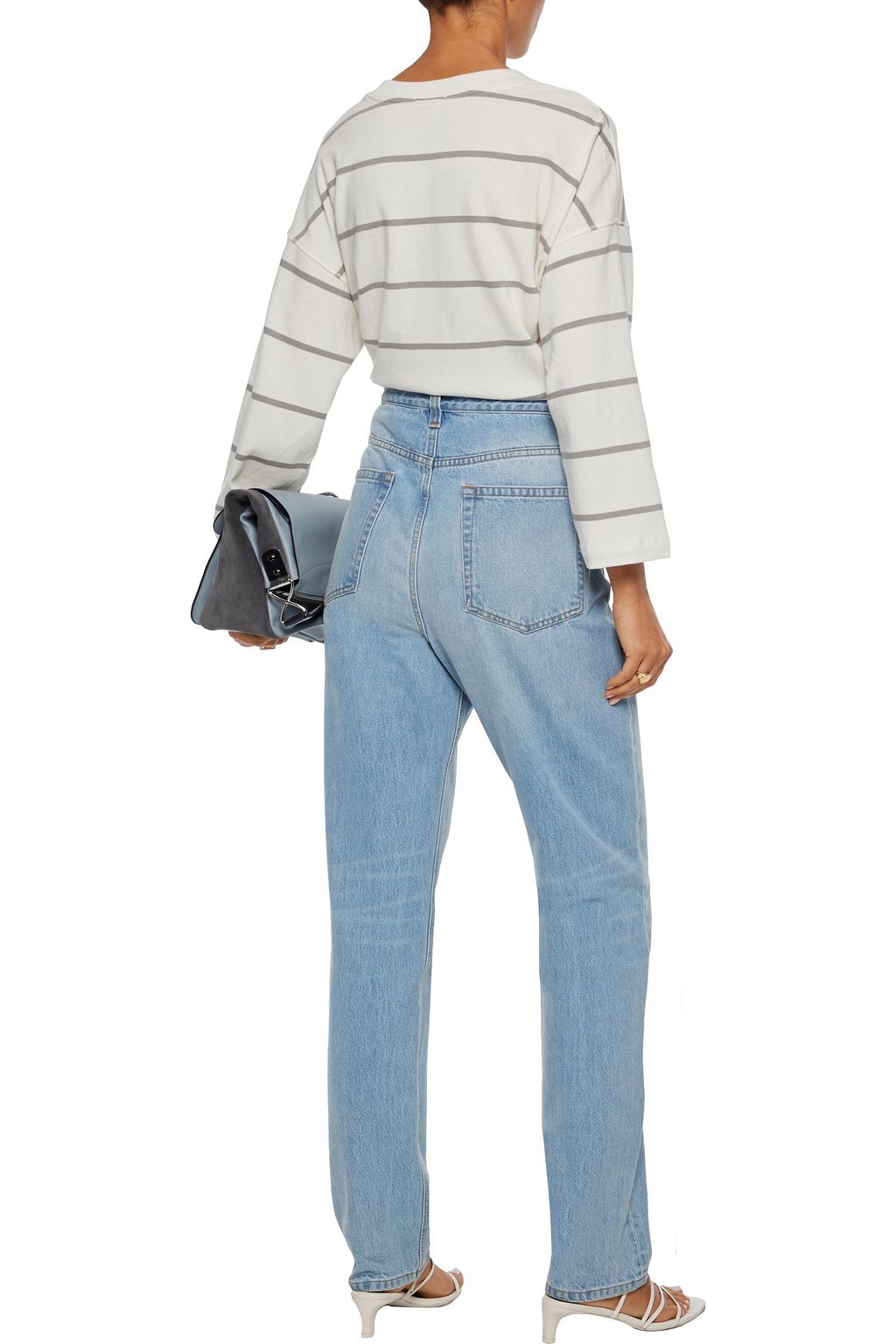 ATM ANTHONY THOMAS MELILLO Cropped striped cotton-jersey top
