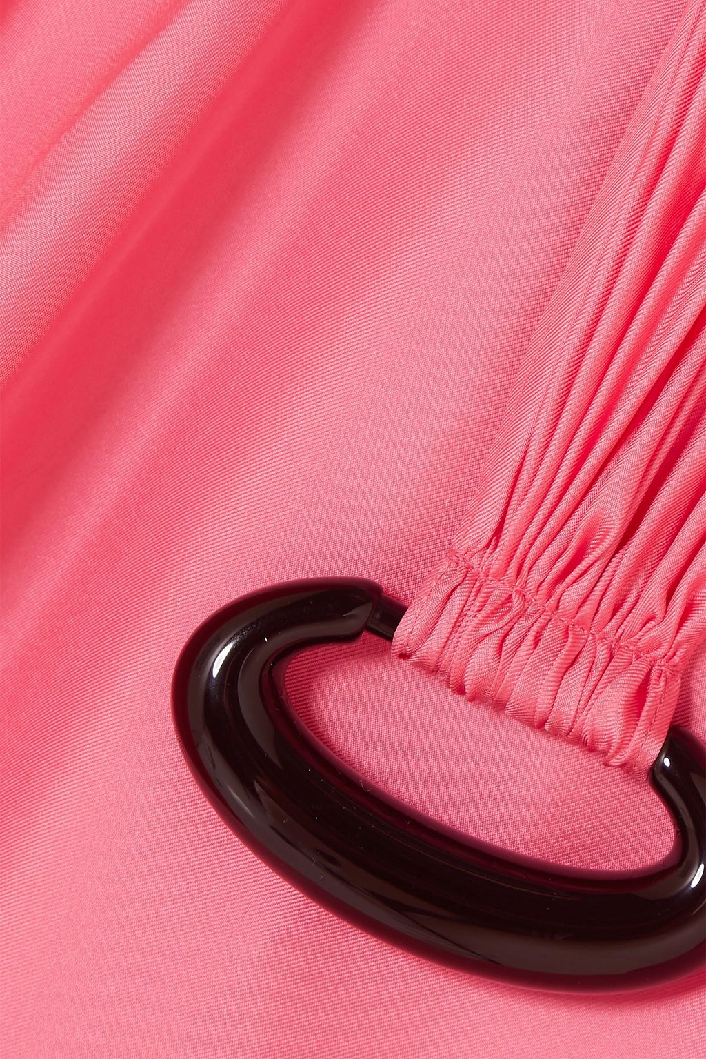 NACKIYÉ Topkapi belted silk-twill midi dress