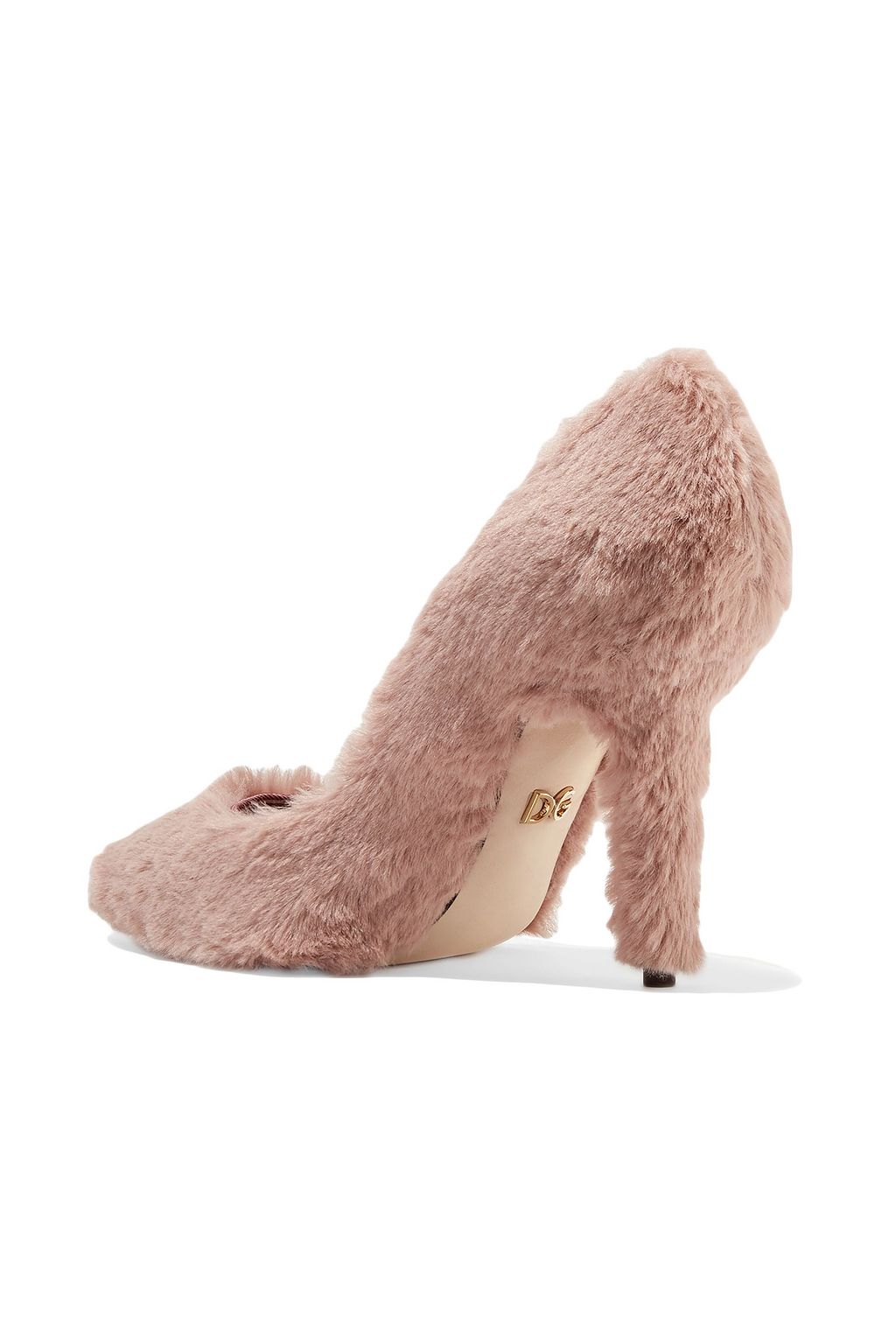 DOLCE&GABBANA Faux fur pumps