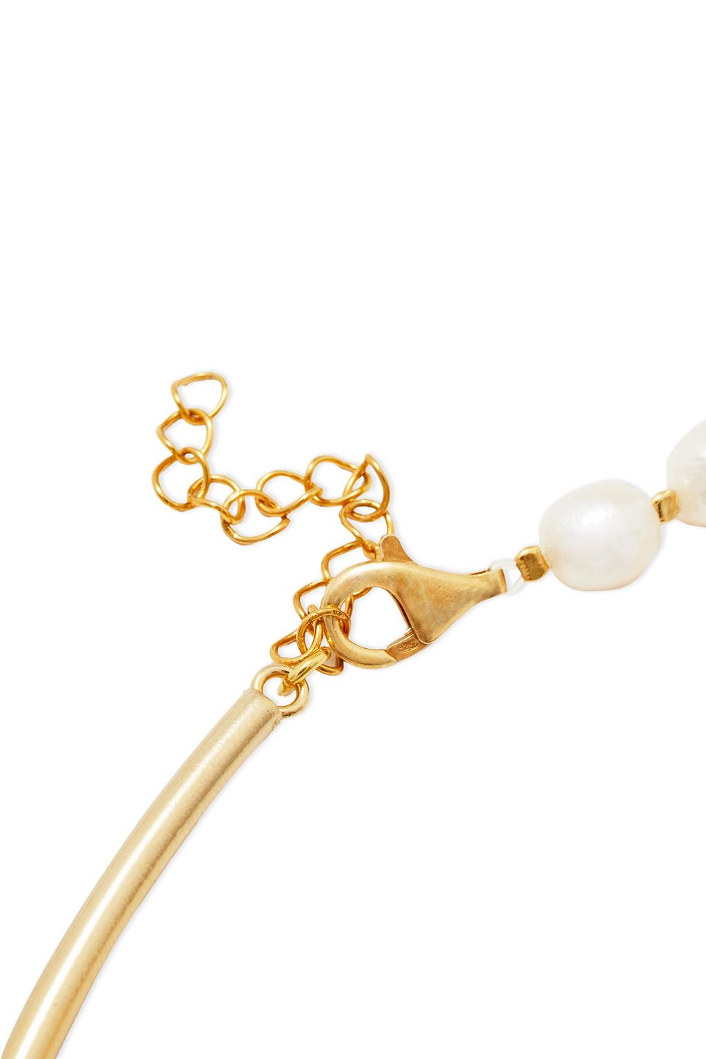 MAGDA BUTRYM Elm 24-karat gold-plated freshwater pearl necklace