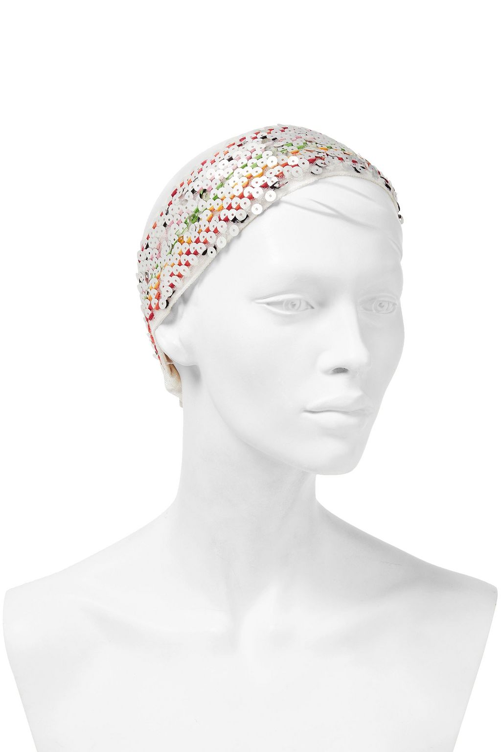 MISSONI MARE Sequin-embellished crochet-knit headband