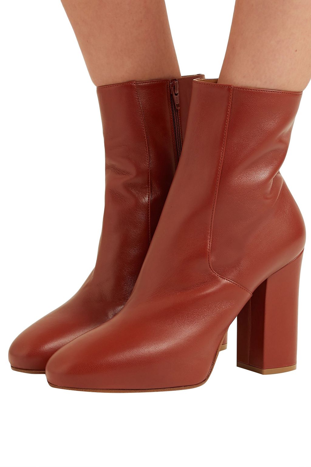 DRIES VAN NOTEN Leather ankle boots