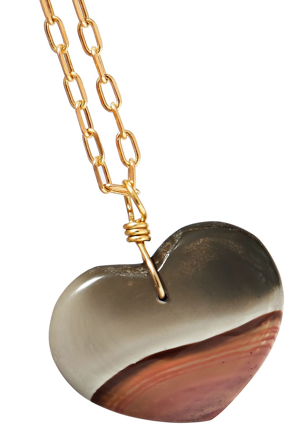 SIRCONSTANCE Jasper gold-plated tourmaline necklace