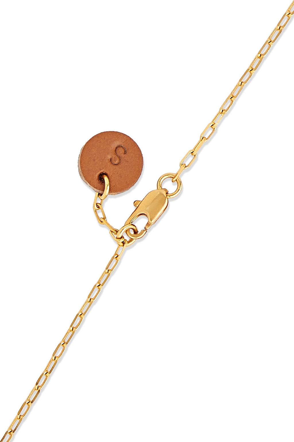 SIRCONSTANCE Jasper gold-plated tourmaline necklace