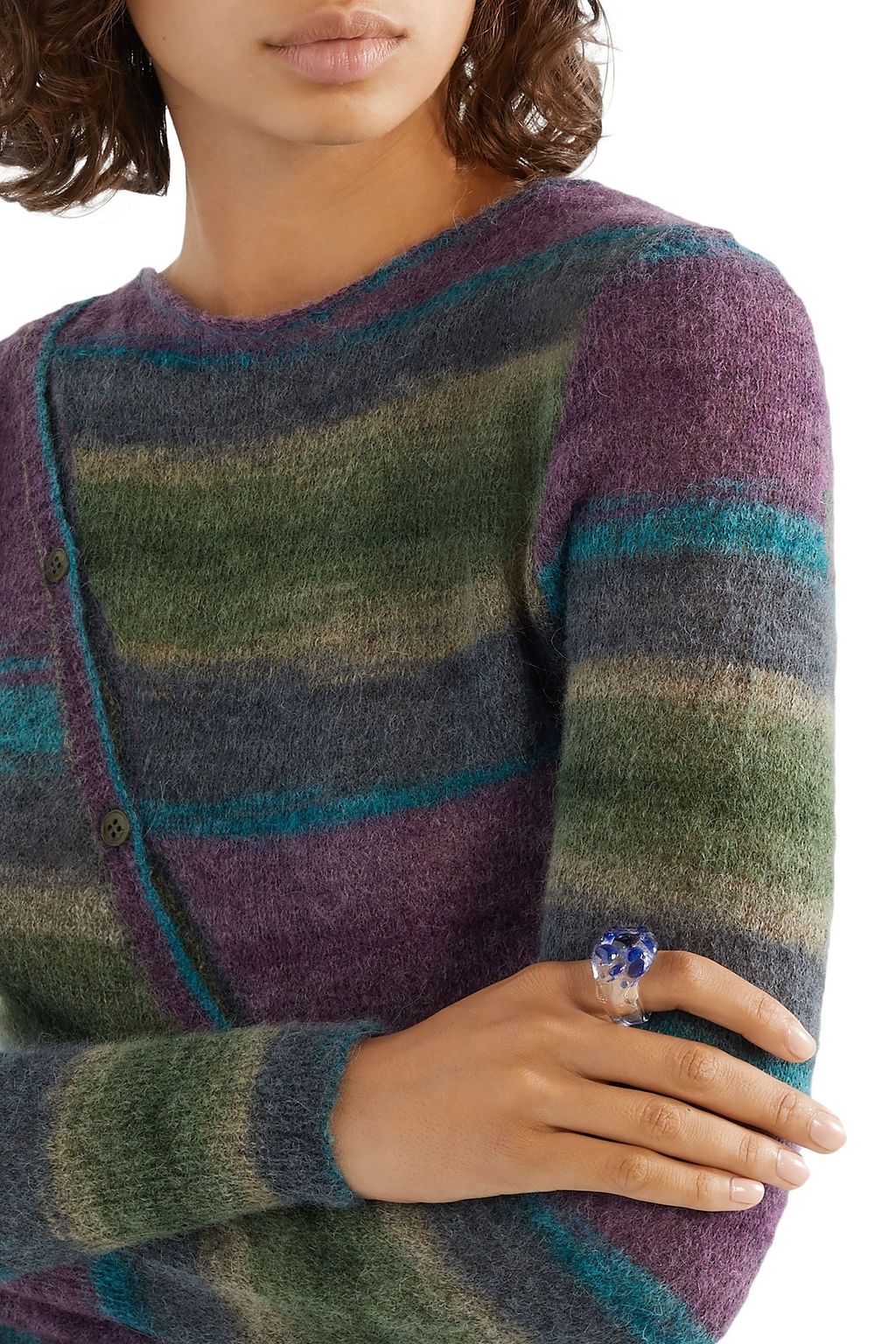 MARYAM NASSIR ZADEH Mosaic glass ring