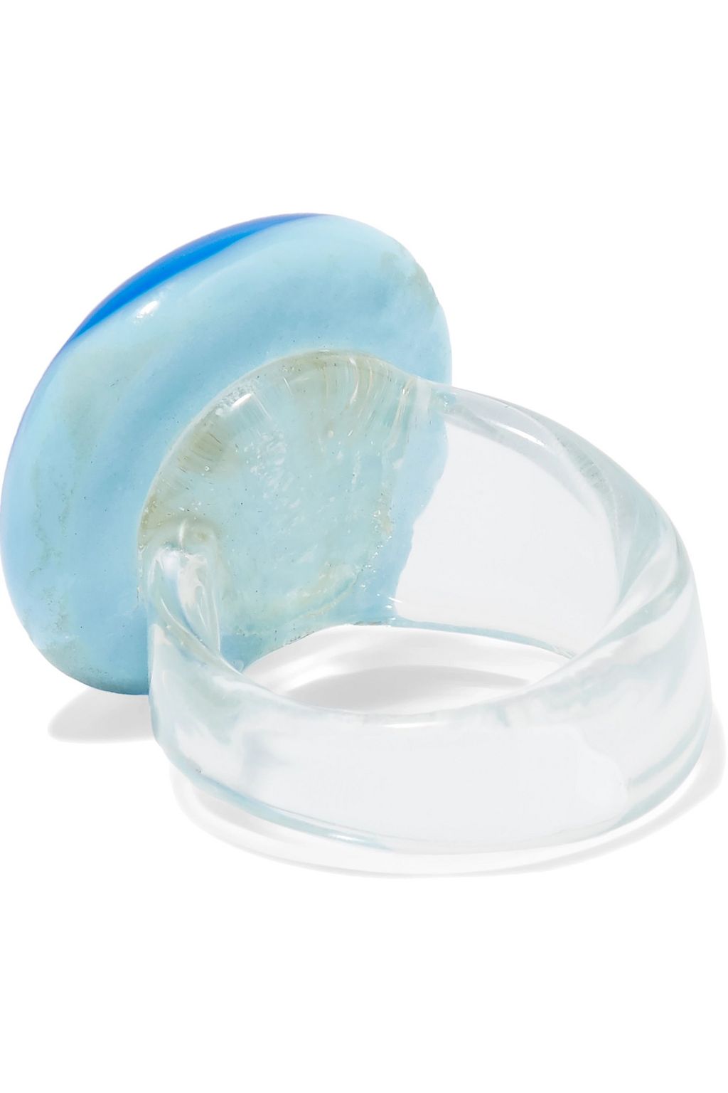 MARYAM NASSIR ZADEH Circle glass ring