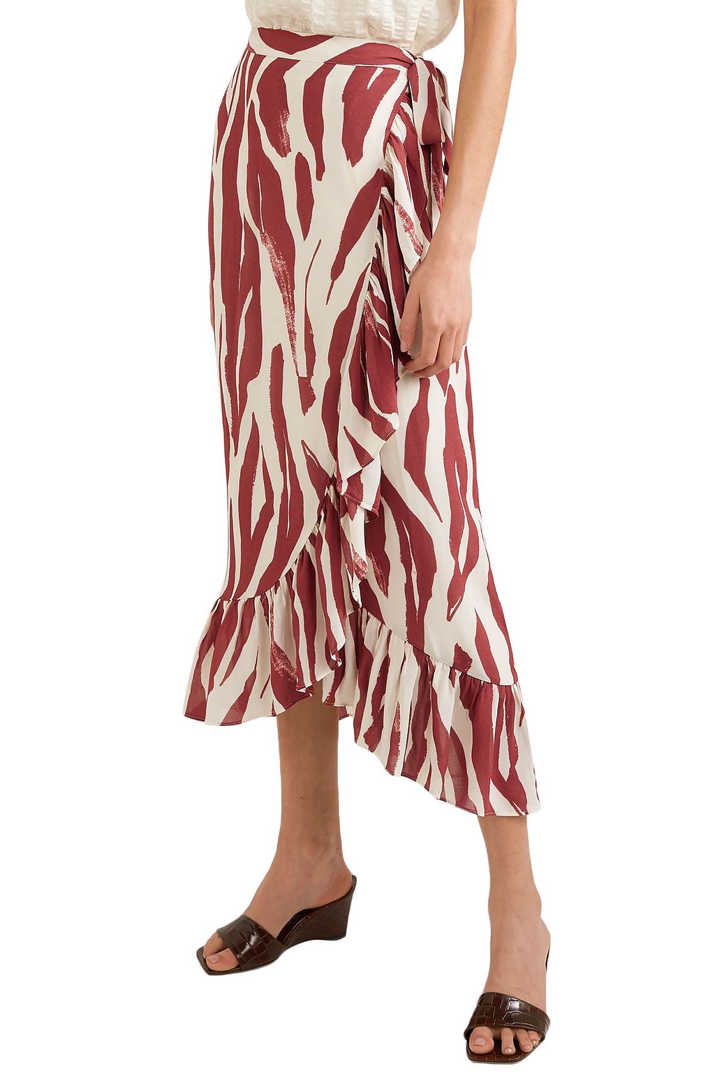 anine bing zebra skirt