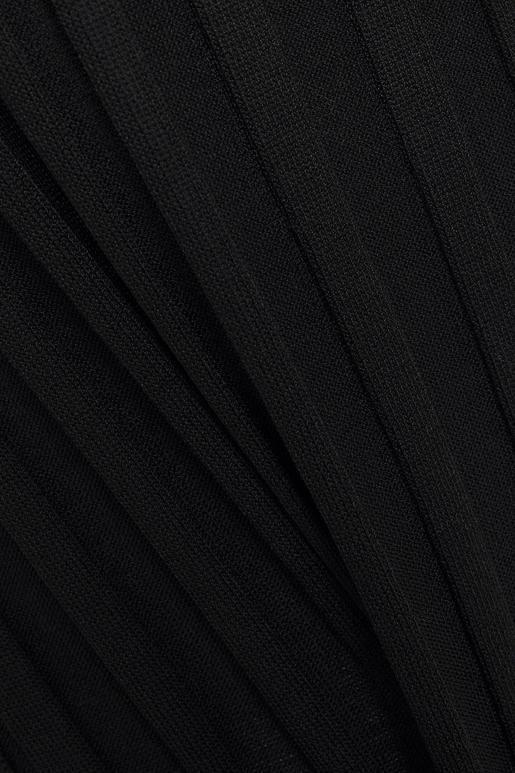 VINCE. Paneled stretch-knit and crepe midi dress