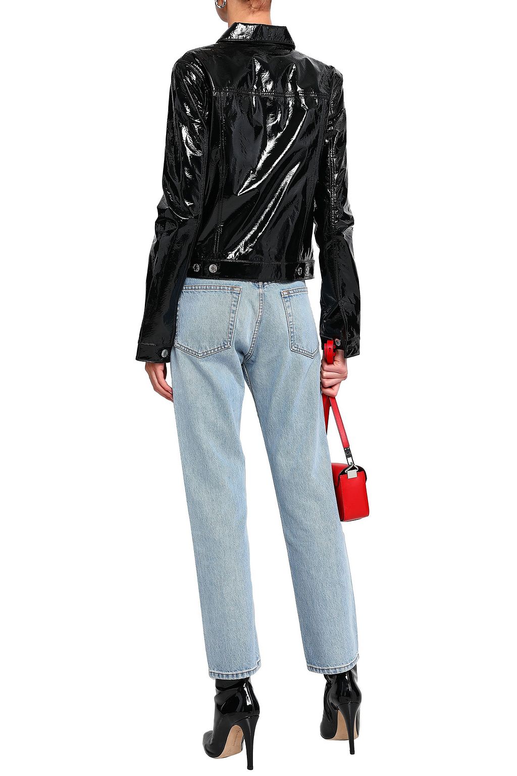 helmut lang vinyl jacket