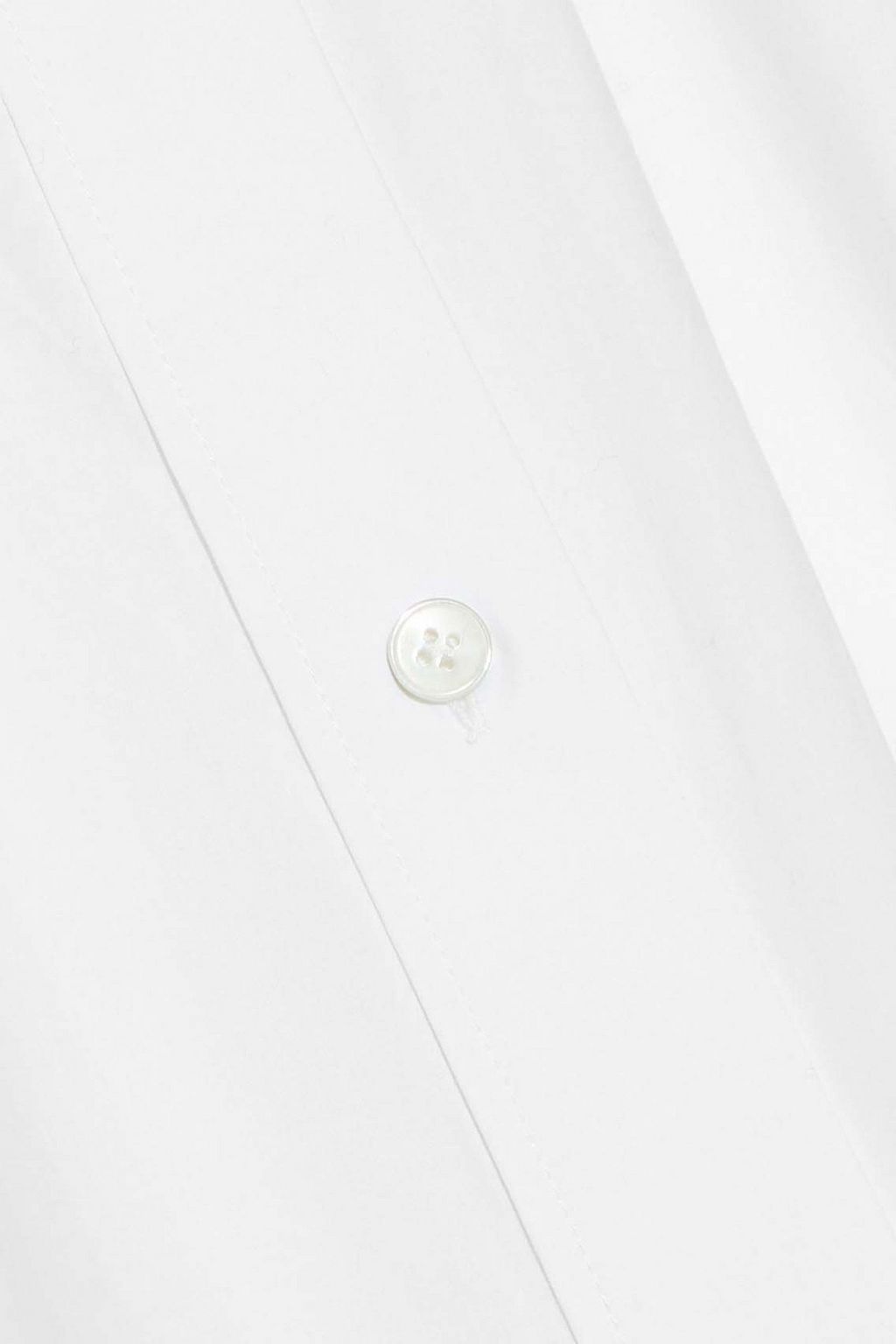 IRIS & INK Violet cotton-poplin shirt dress