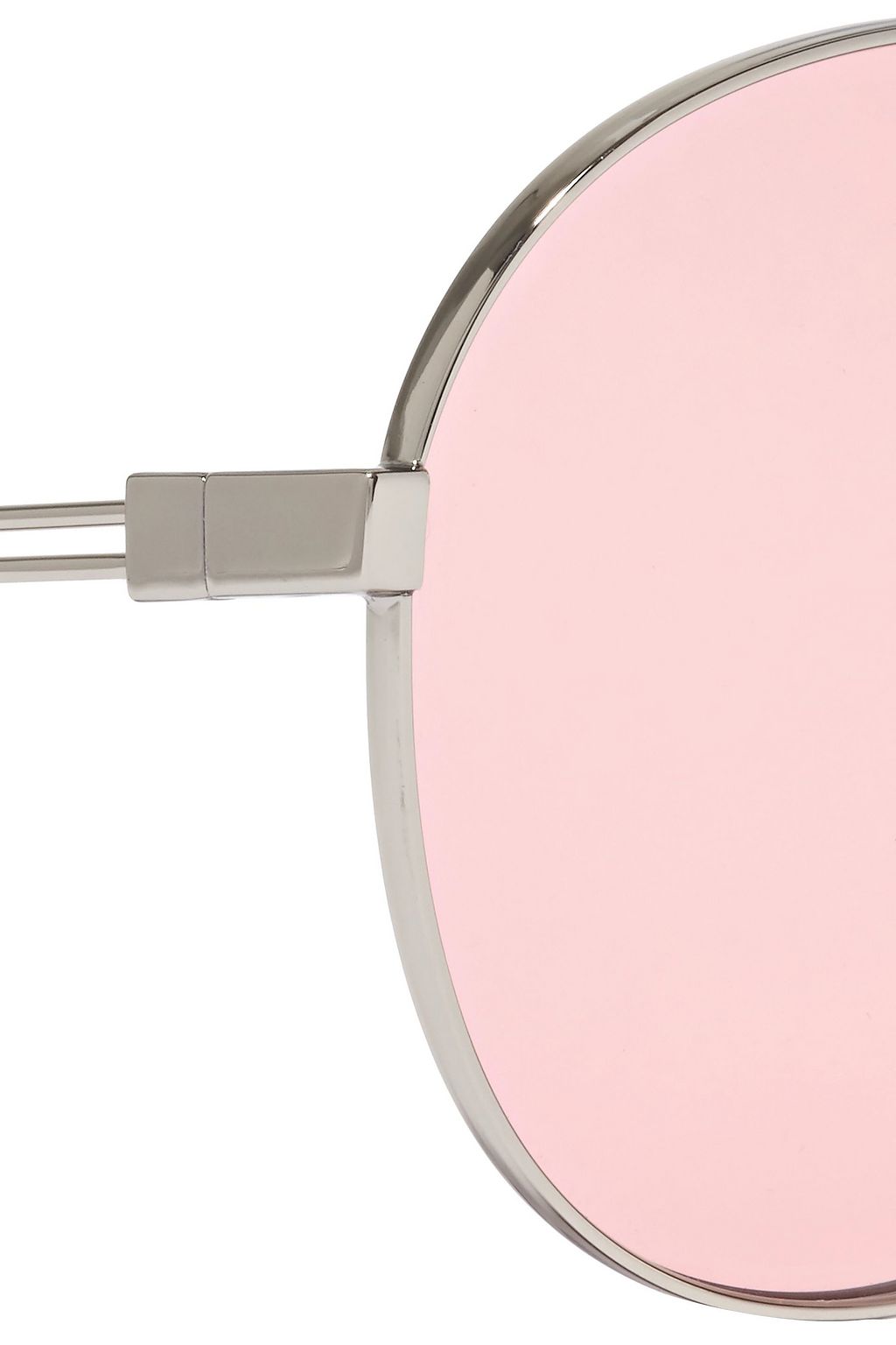 CHLOÉ Aviator-style silver-tone sunglasses