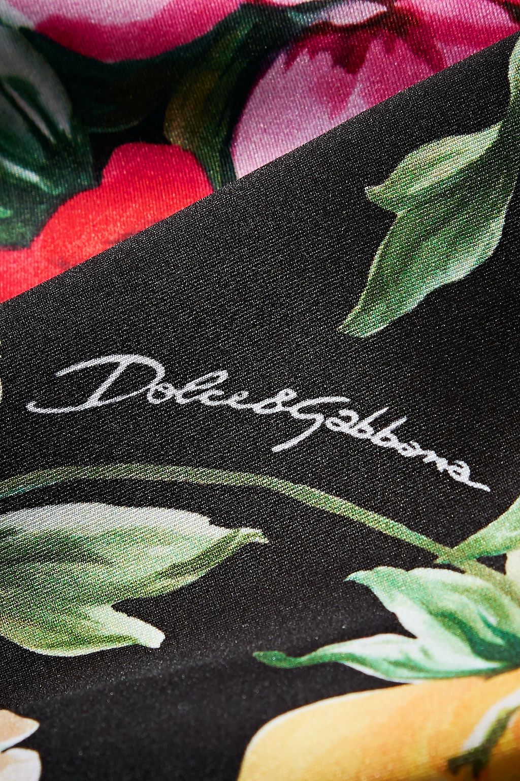 DOLCE&GABBANA Floral-print stretch-jersey gloves