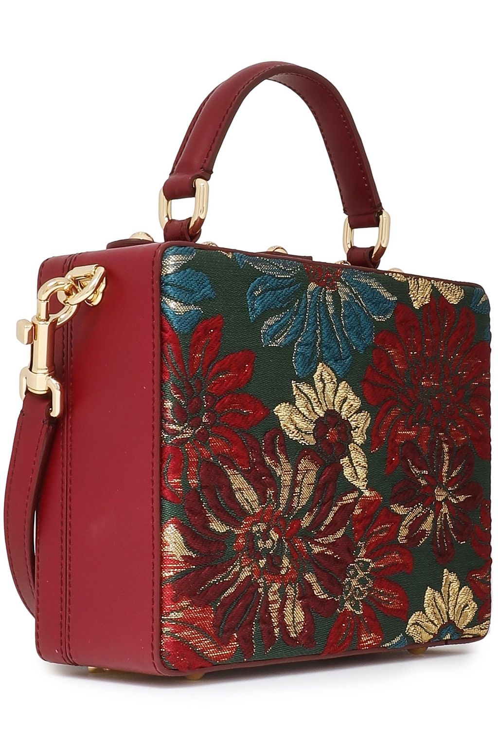 DOLCE&GABBANA Fantasia embellished brocade shoulder bag