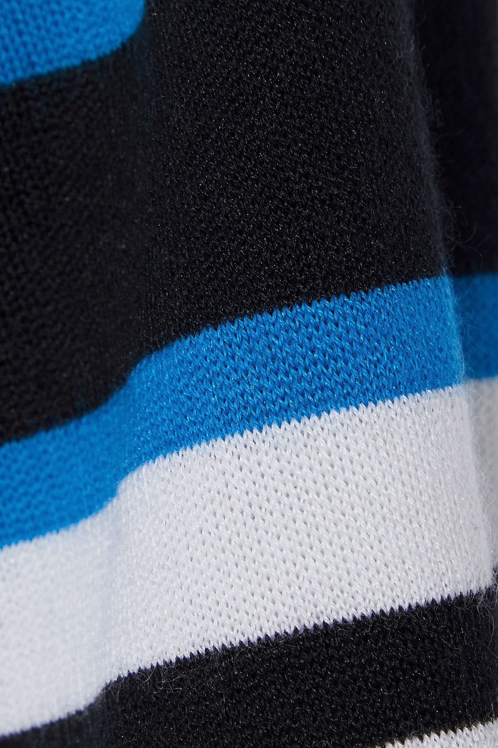 DOLCE&GABBANA Striped cashmere and silk-blend sweater