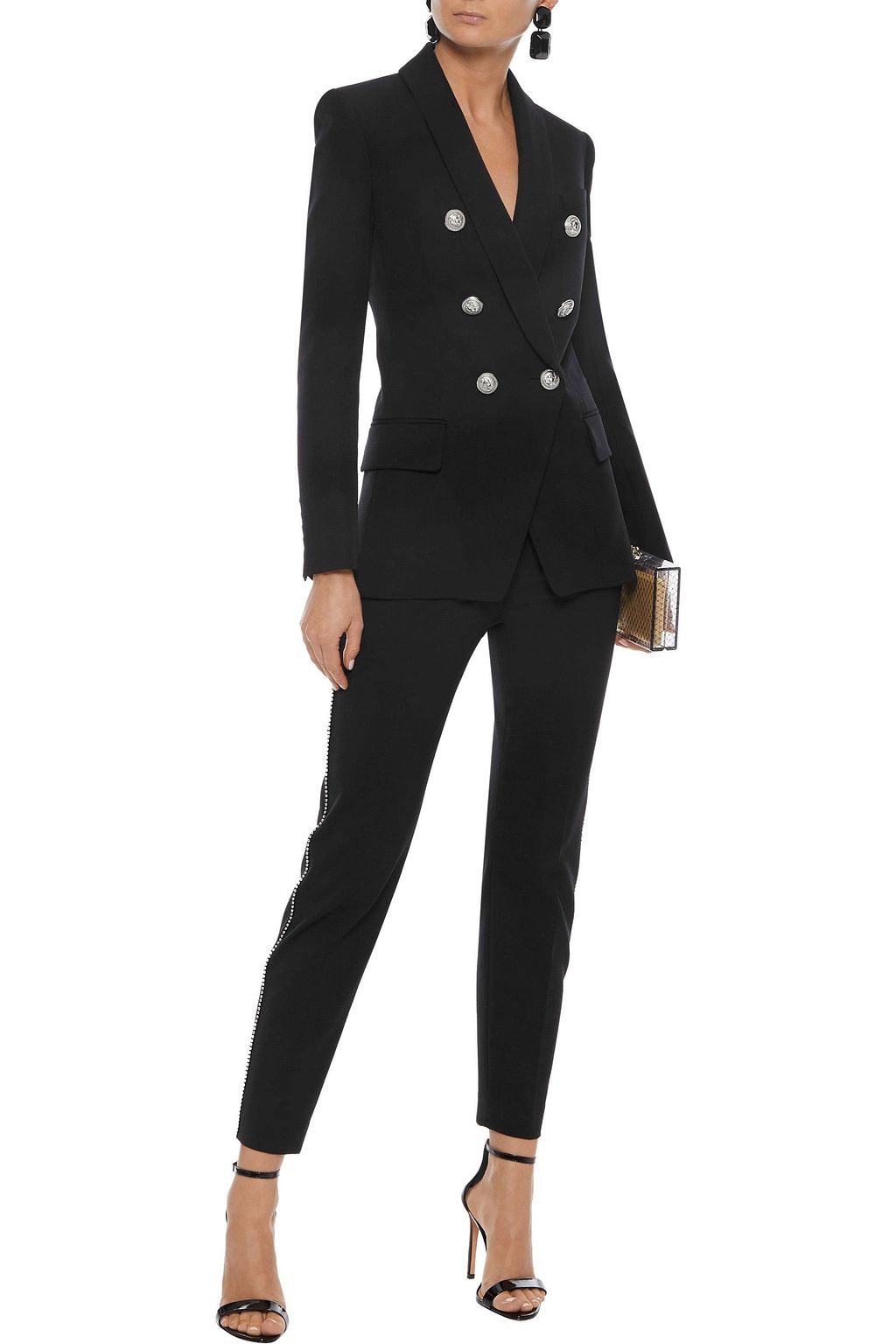 BALMAIN Double-breasted wool blazer