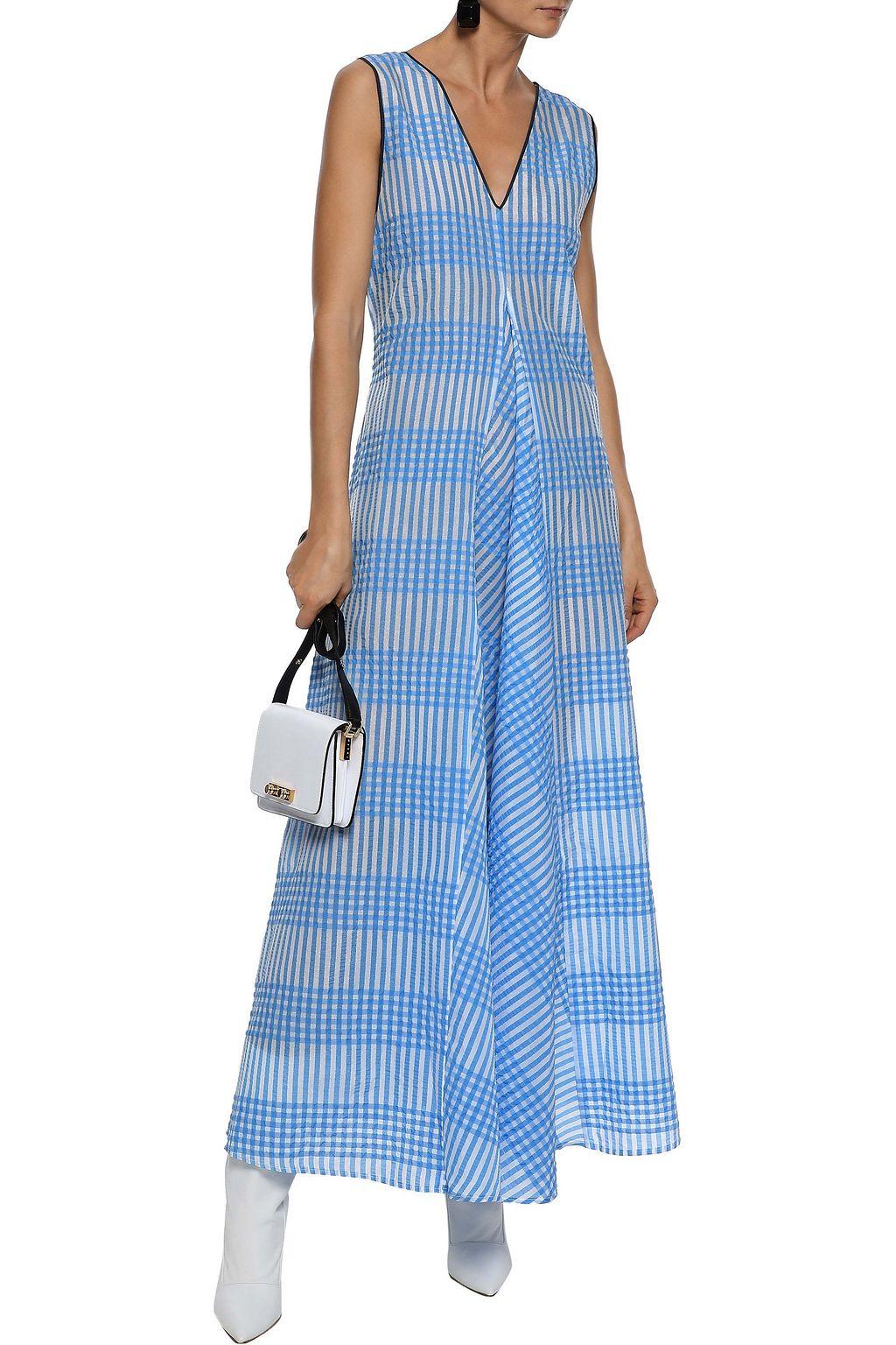 ganni charron maxi dress