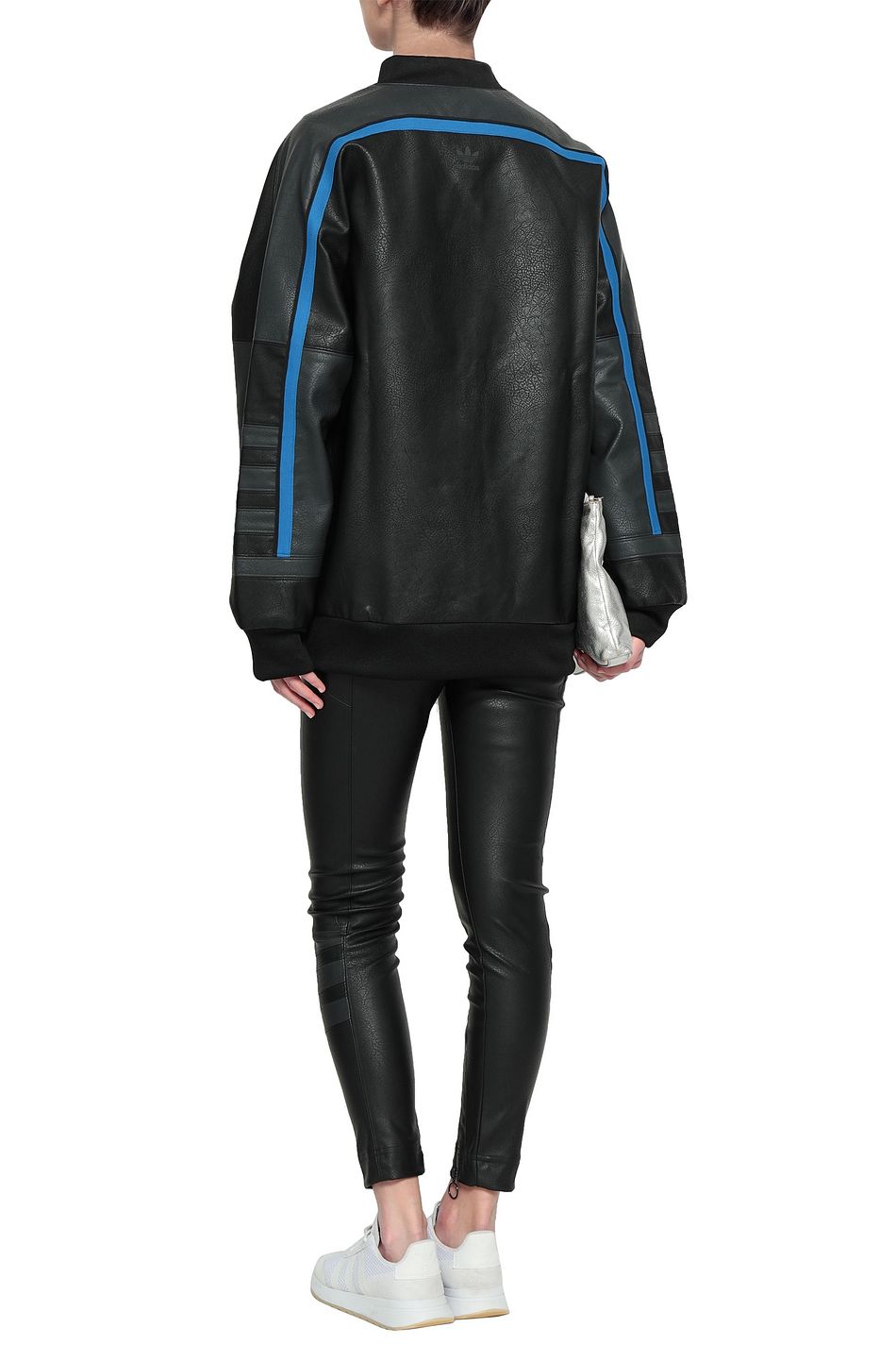 adidas originals leather jacket