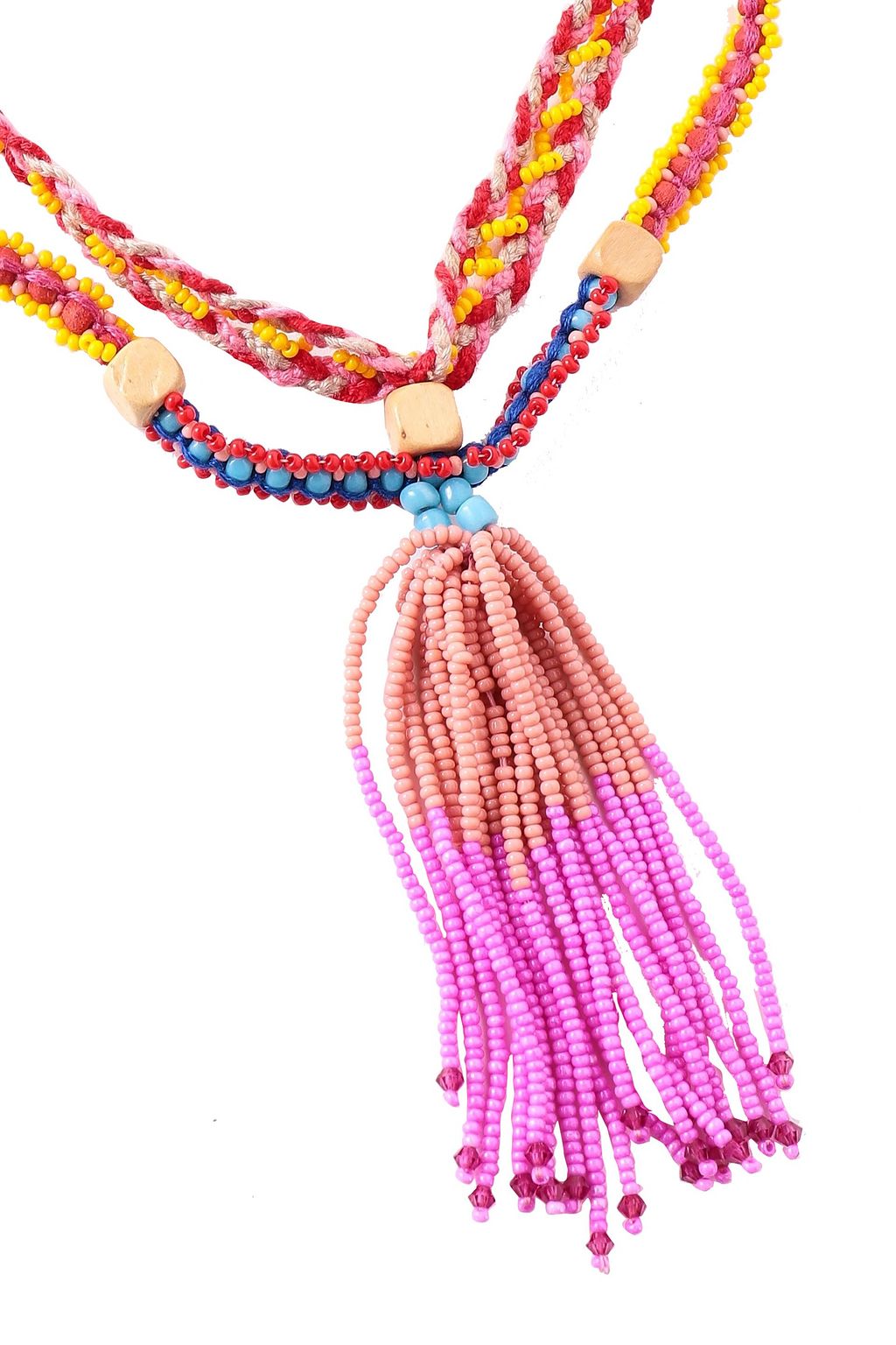 RED(V) Beaded necklace