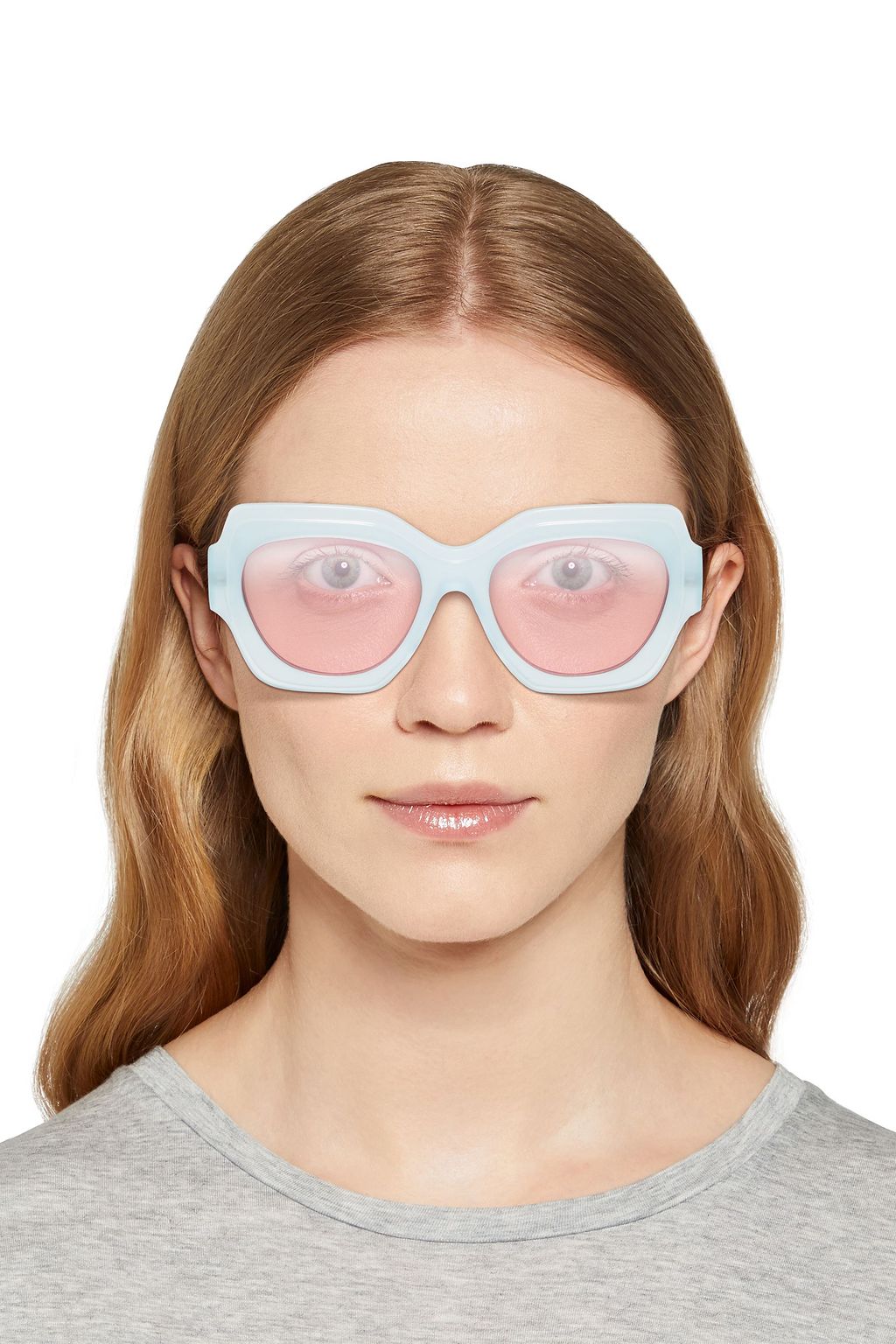 GANNI D-frame acetate sunglasses