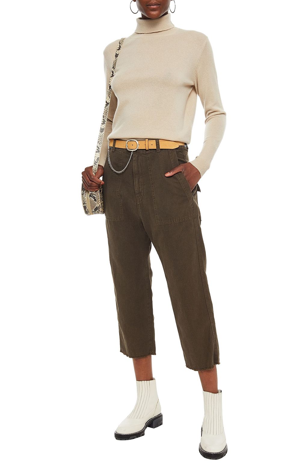 NILI LOTAN Cashmere turtleneck sweater