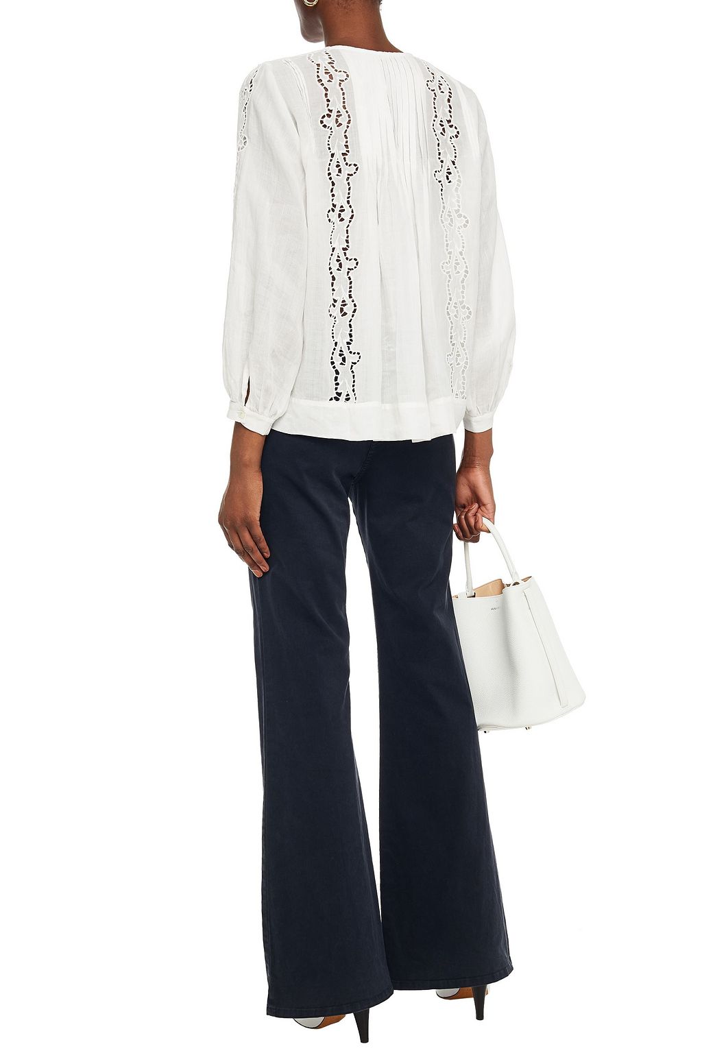 NILI LOTAN Mid-rise flared jeans
