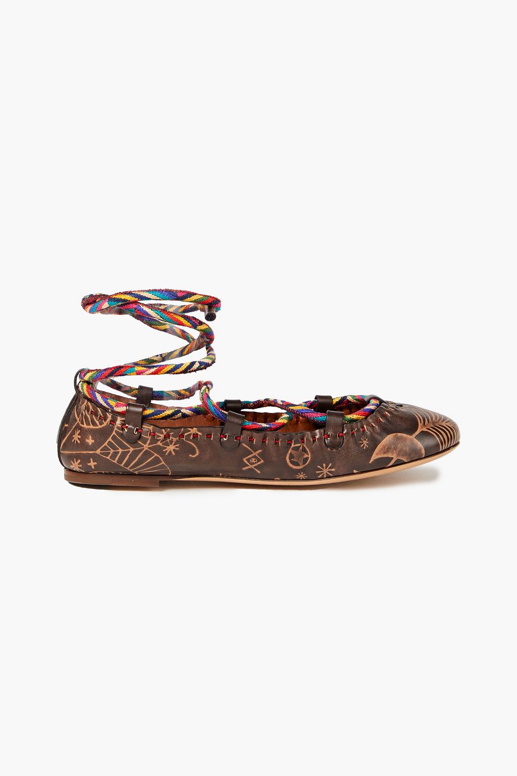 VALENTINO GARAVANI Printed ballet flats | up to 70% | THE