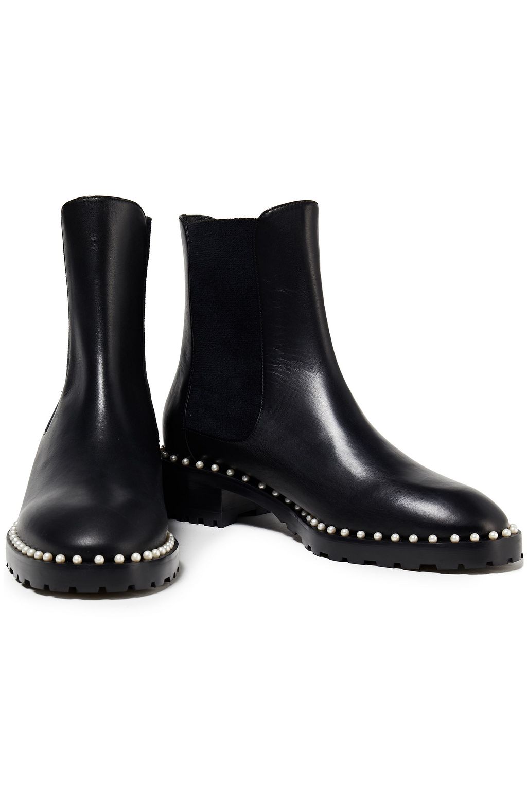 STUART WEITZMAN Ashlyn embellished leather Chelsea boots
