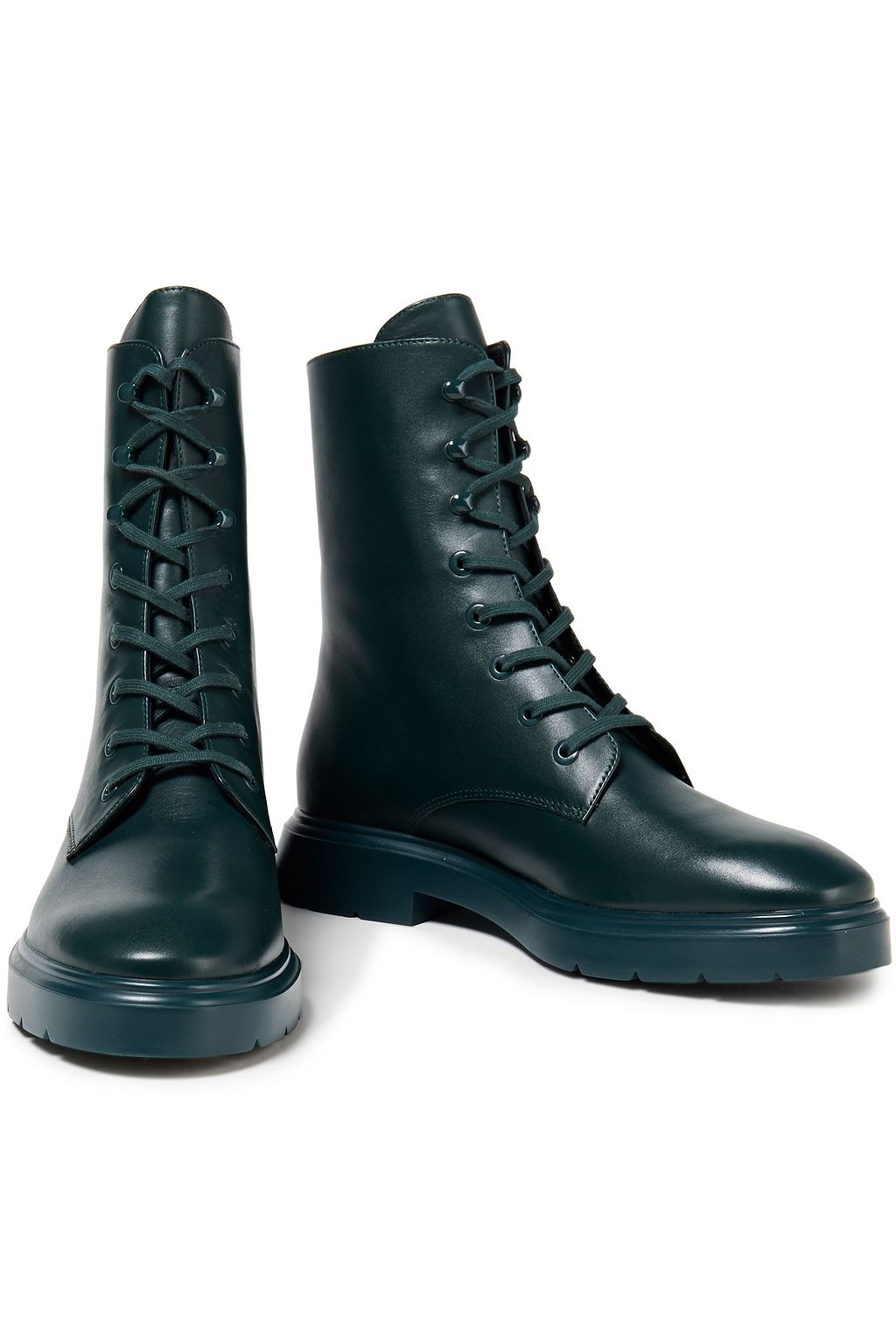 STUART WEITZMAN Mckenzee leather combat boots