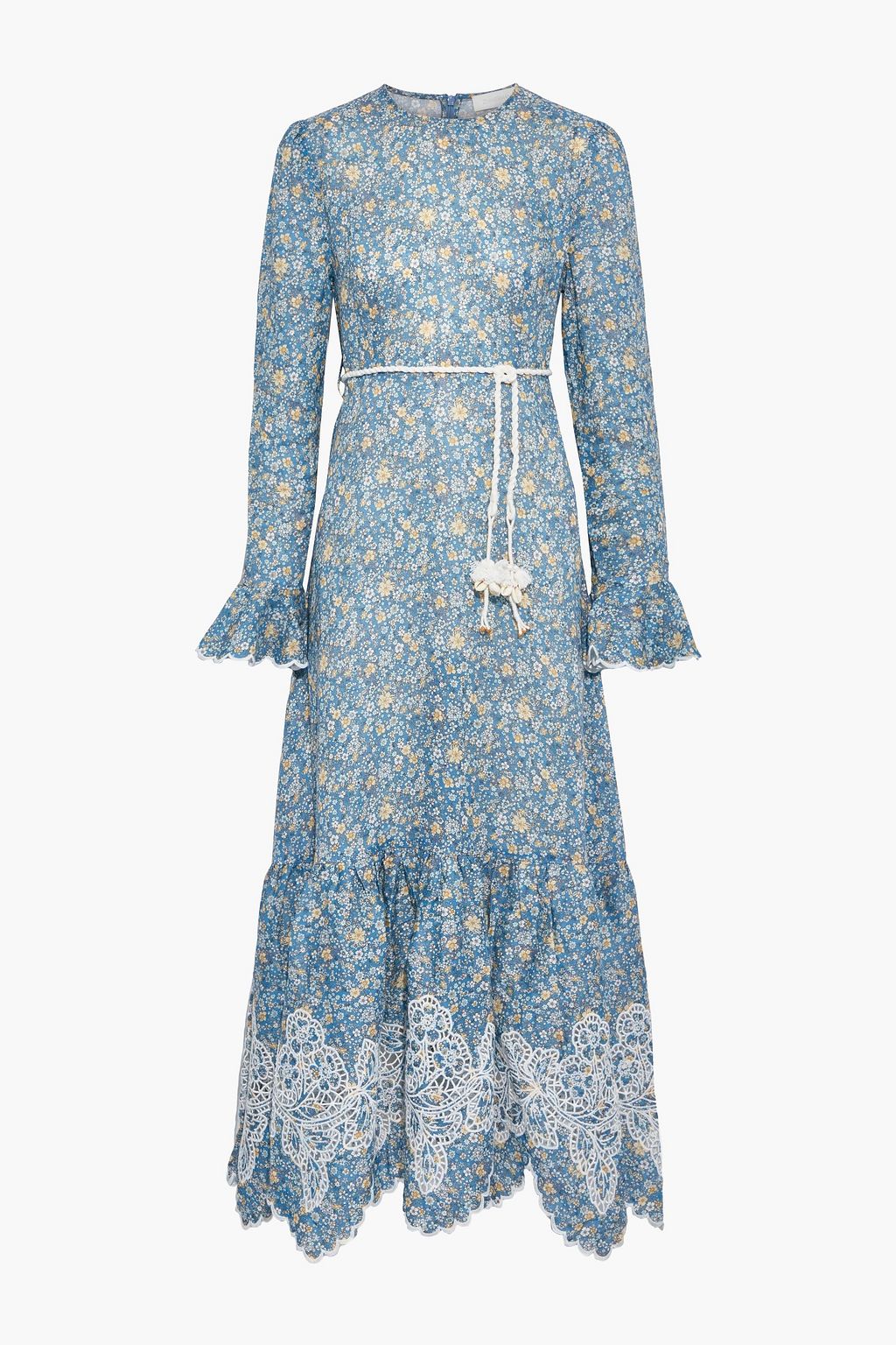 Light blue Carnaby floral-print ...