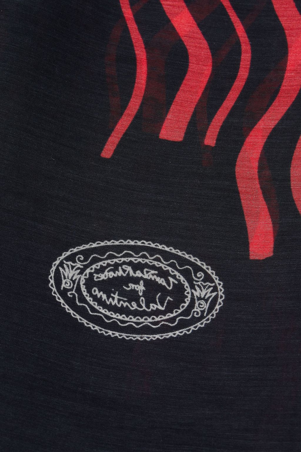 VALENTINO GARAVANI Printed cotton and silk-blend chiffon scarf