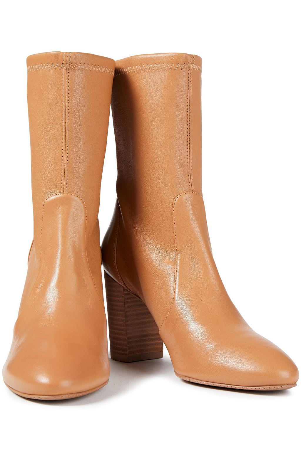 STUART WEITZMAN Yuliana stretch-leather sock boots