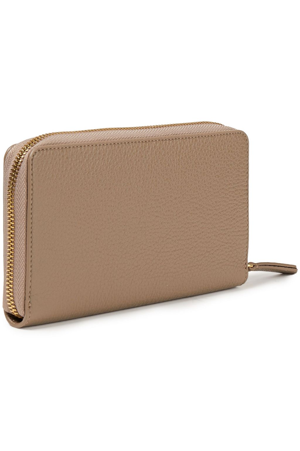 SERGIO ROSSI Pebbled-leather wallet