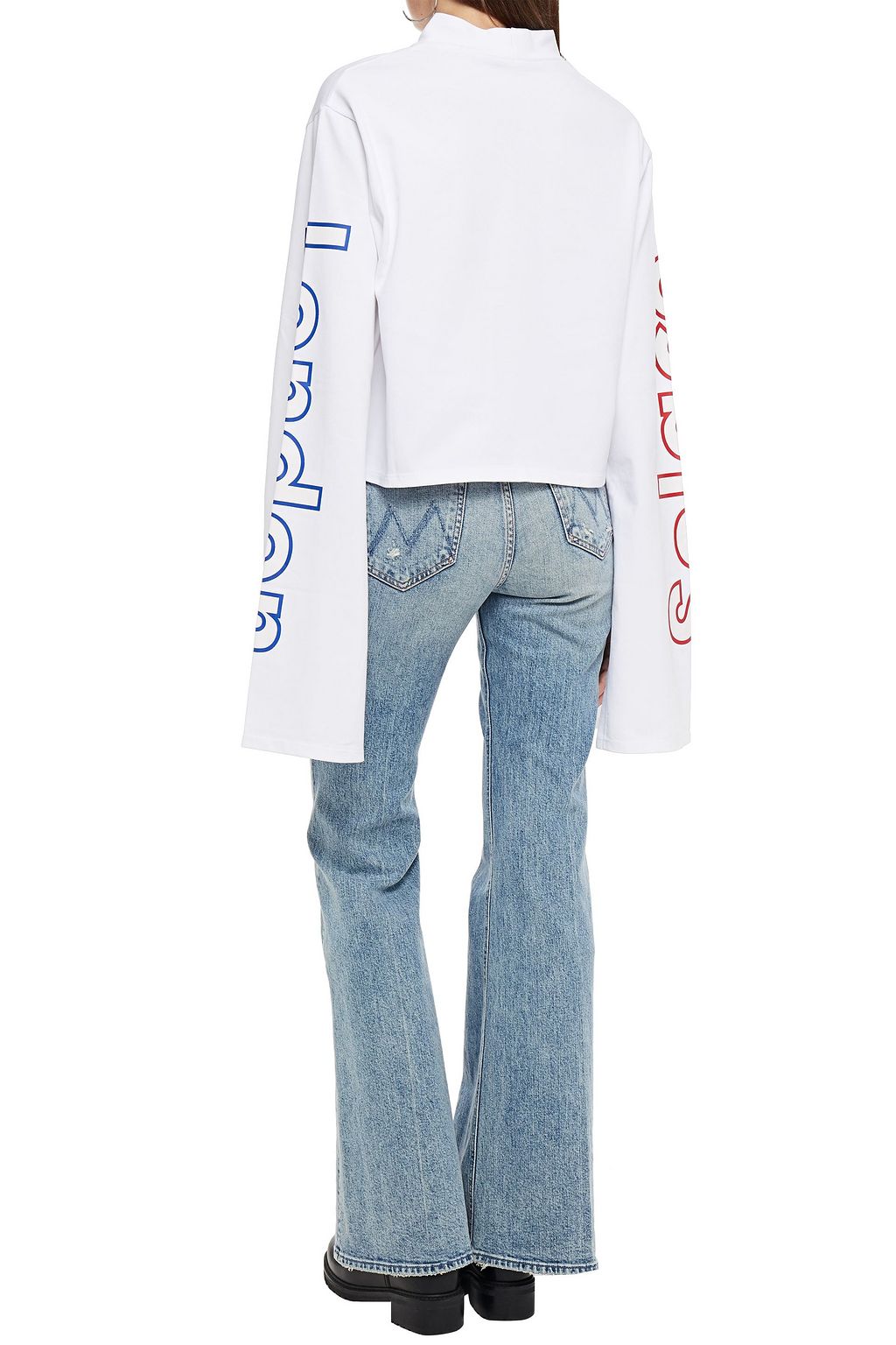 SOLACE LONDON Jacques printed cotton-jersey top