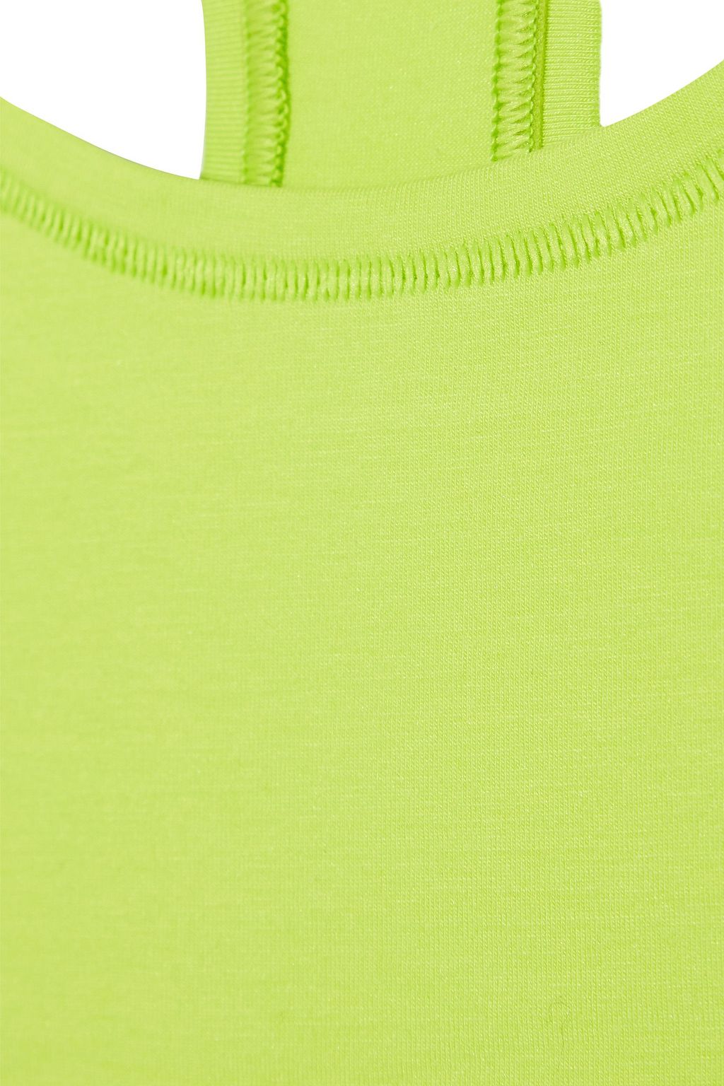 CALVIN KLEIN Neon stretch-cotton soft-cup bra