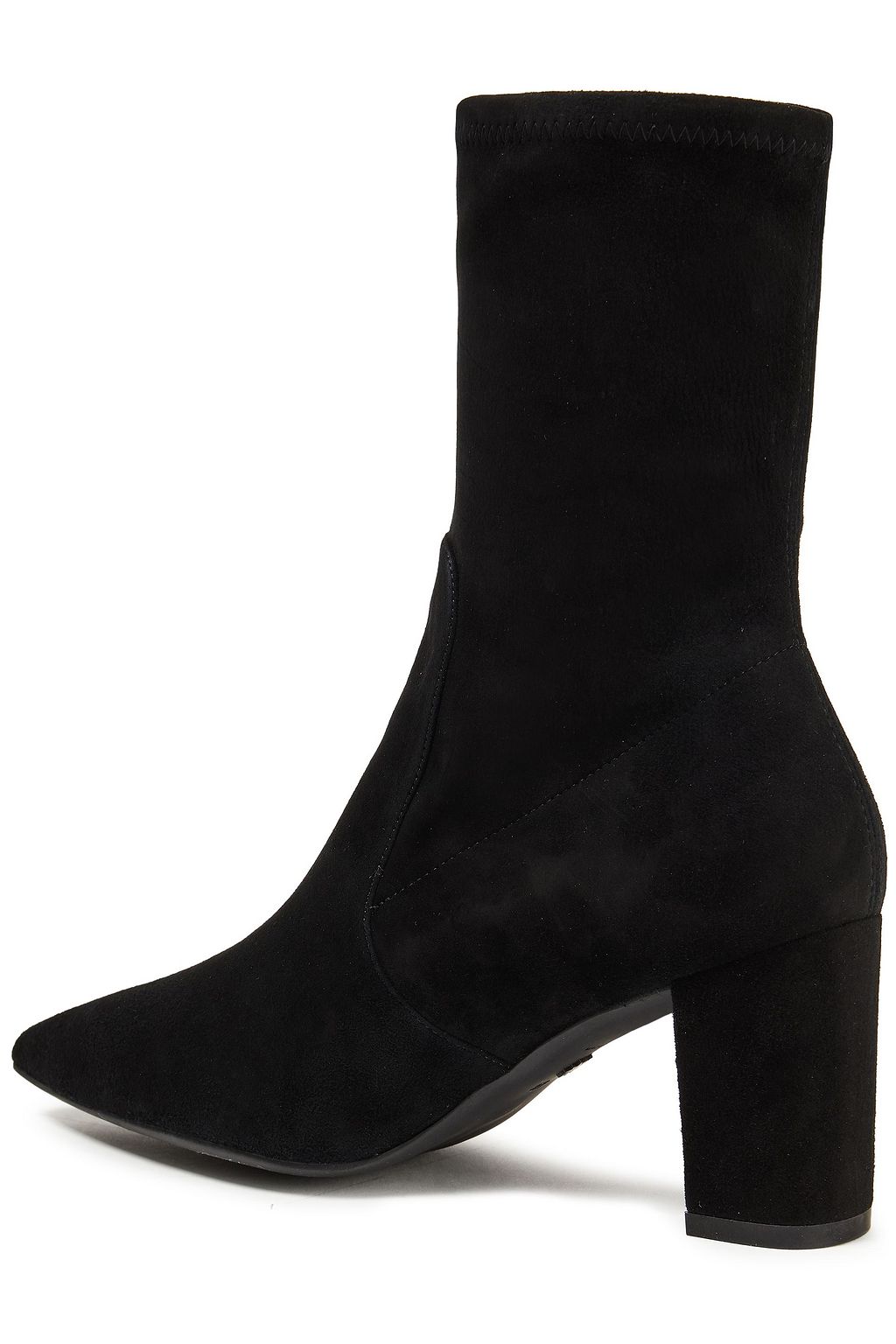 STUART WEITZMAN Landry 75 stretch-suede sock boots