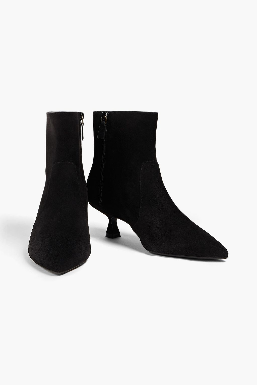 STUART WEITZMAN Melena 50 Ankle Boots aus Veloursleder