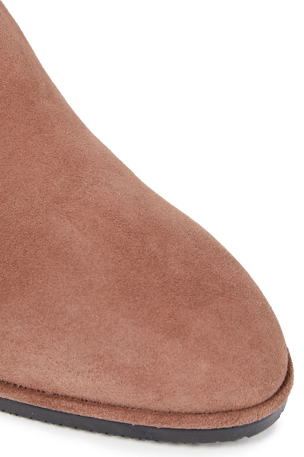 STUART WEITZMAN Harper suede and neoprene knee boots