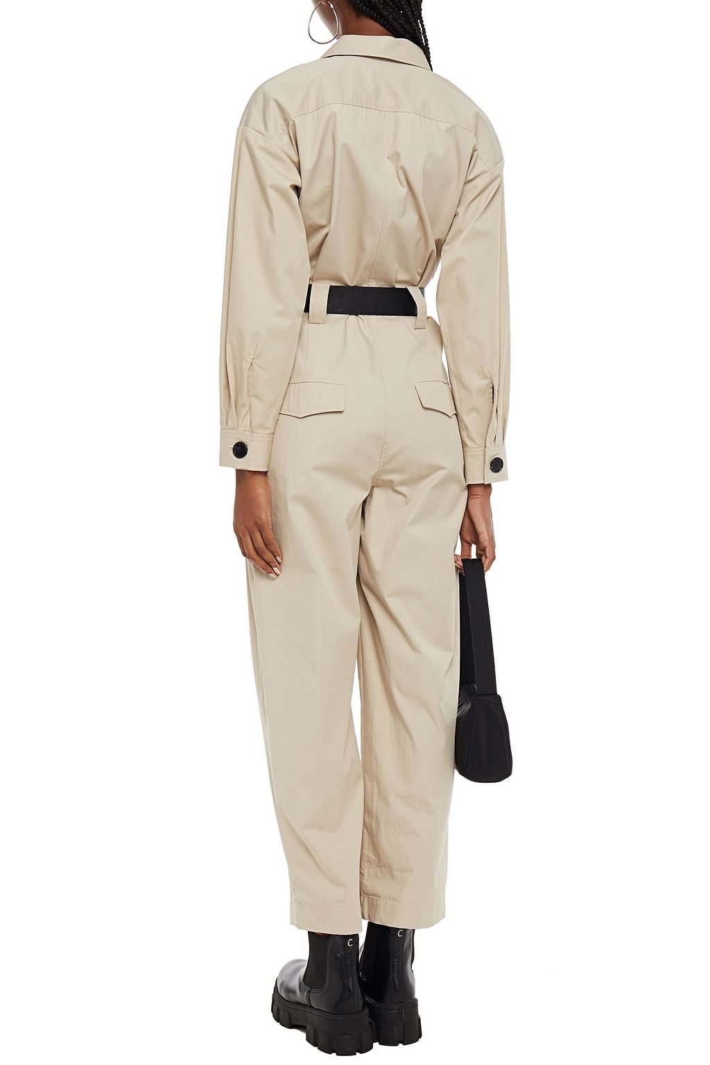 BA&SH Clothilde cotton-twill jumpsuit