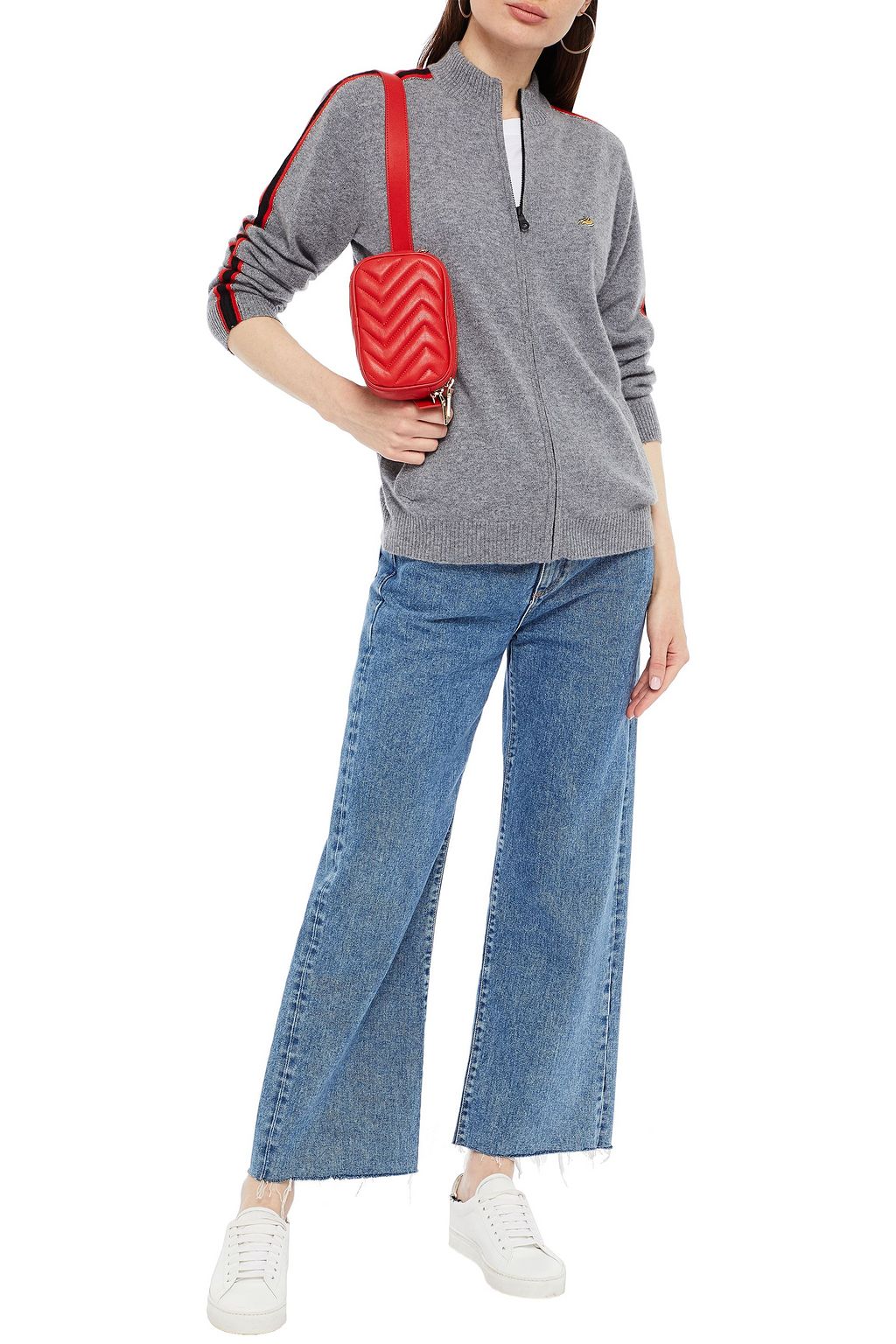 BELLA FREUD Suzuka mélange cashmere-blend cardigan