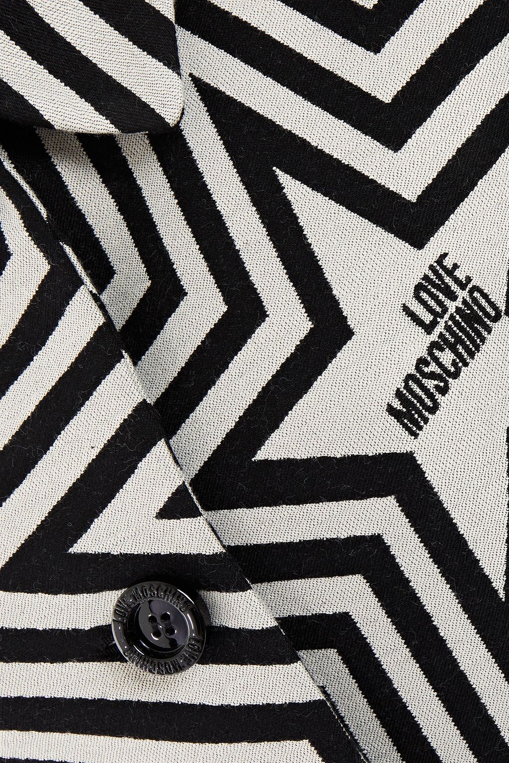 LOVE MOSCHINO Jacquard coat