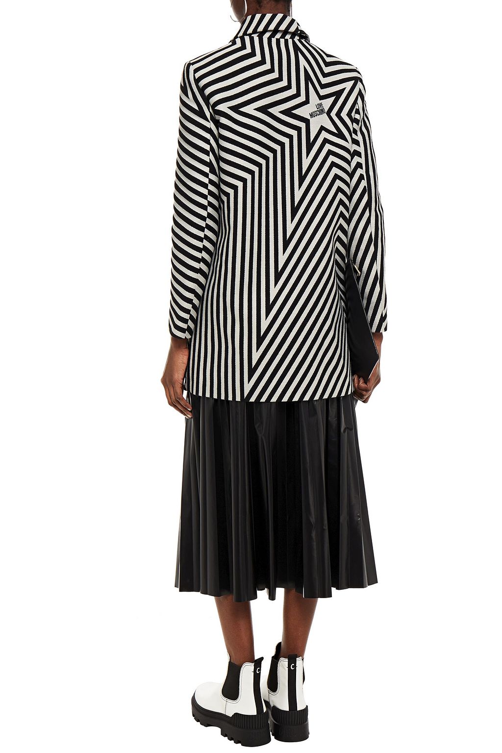 LOVE MOSCHINO Jacquard coat
