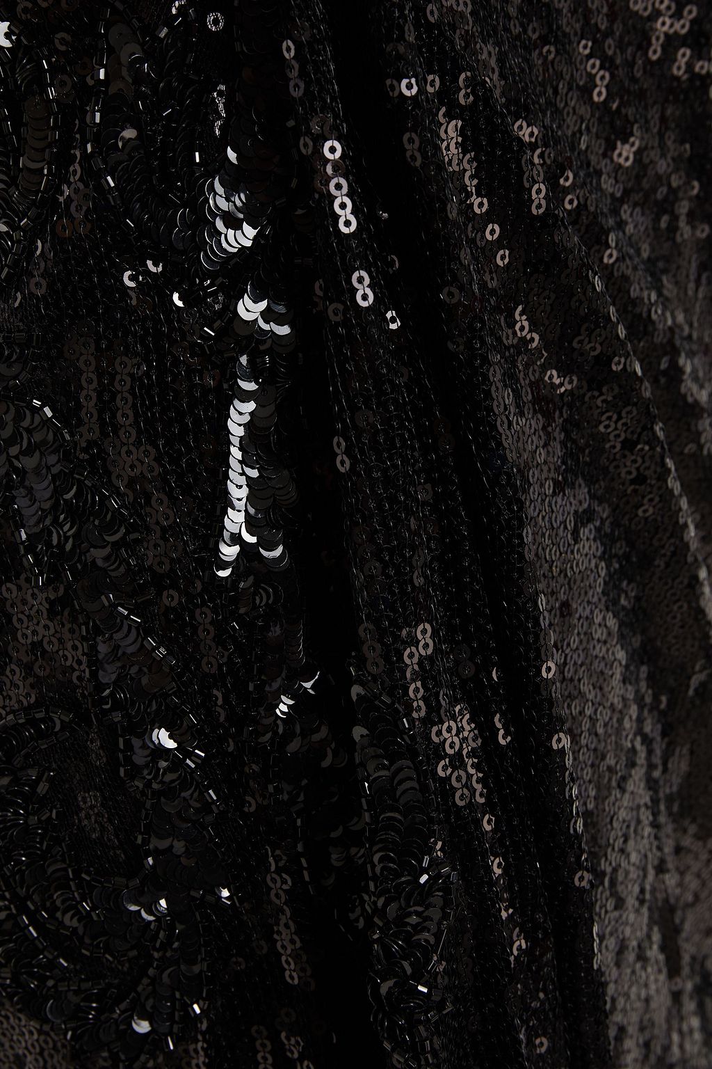 DUNDAS Sequined chiffon maxi skirt
