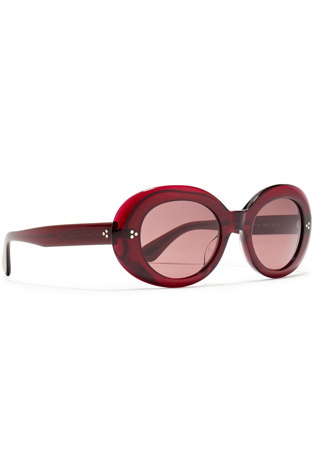OLIVER PEOPLES Erissa oval-frame acetate sunglasses