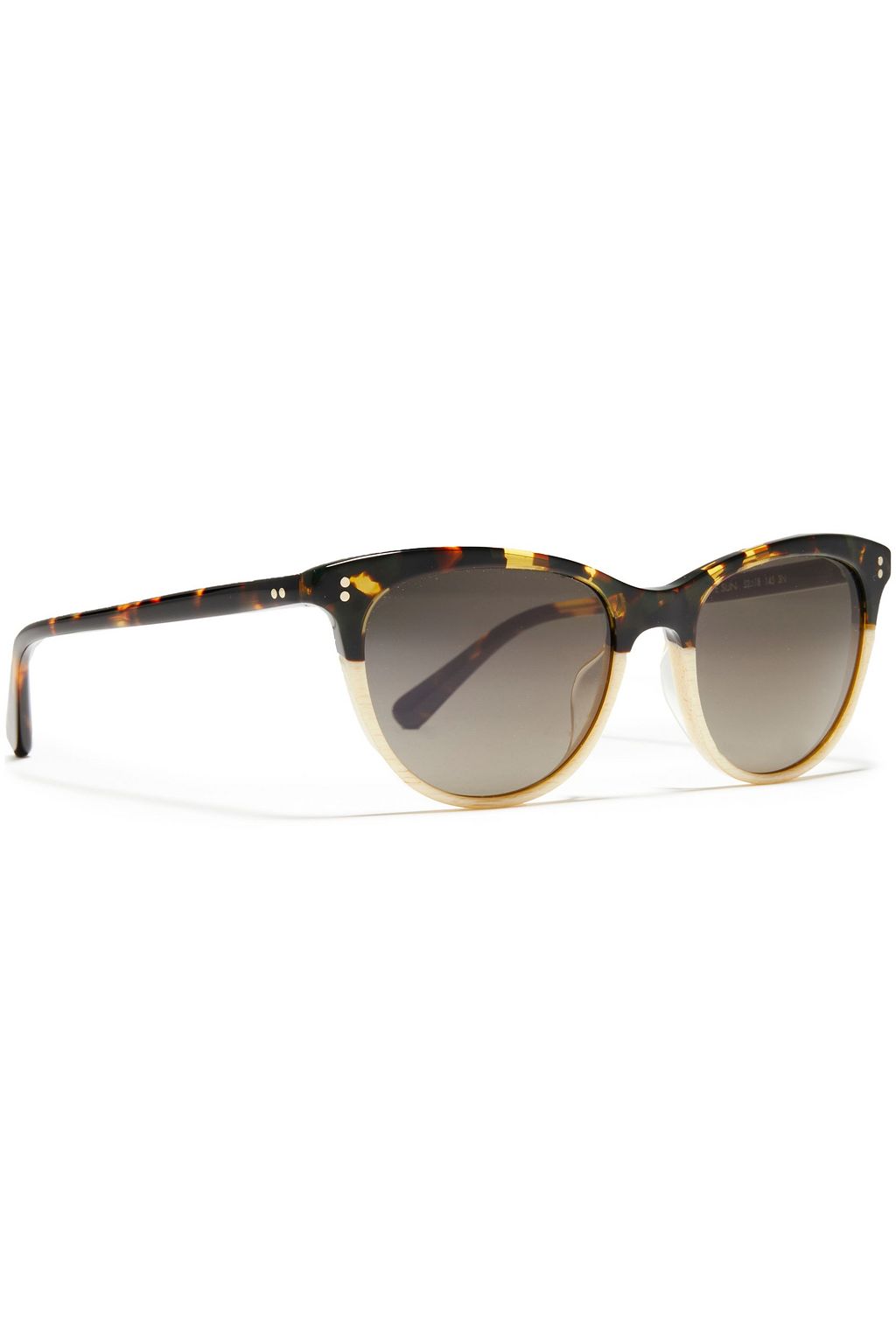 OLIVER PEOPLES D-frame tortoiseshell-print acetate sunglasses