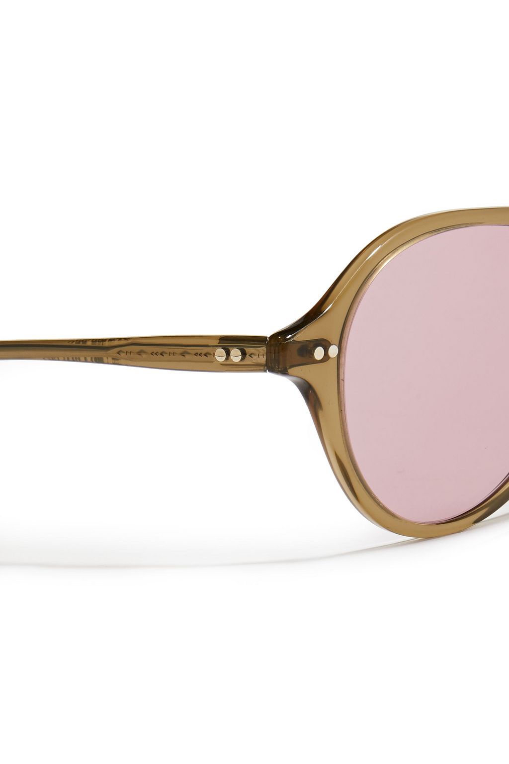 OLIVER PEOPLES Aviator-style acetate sunglasses