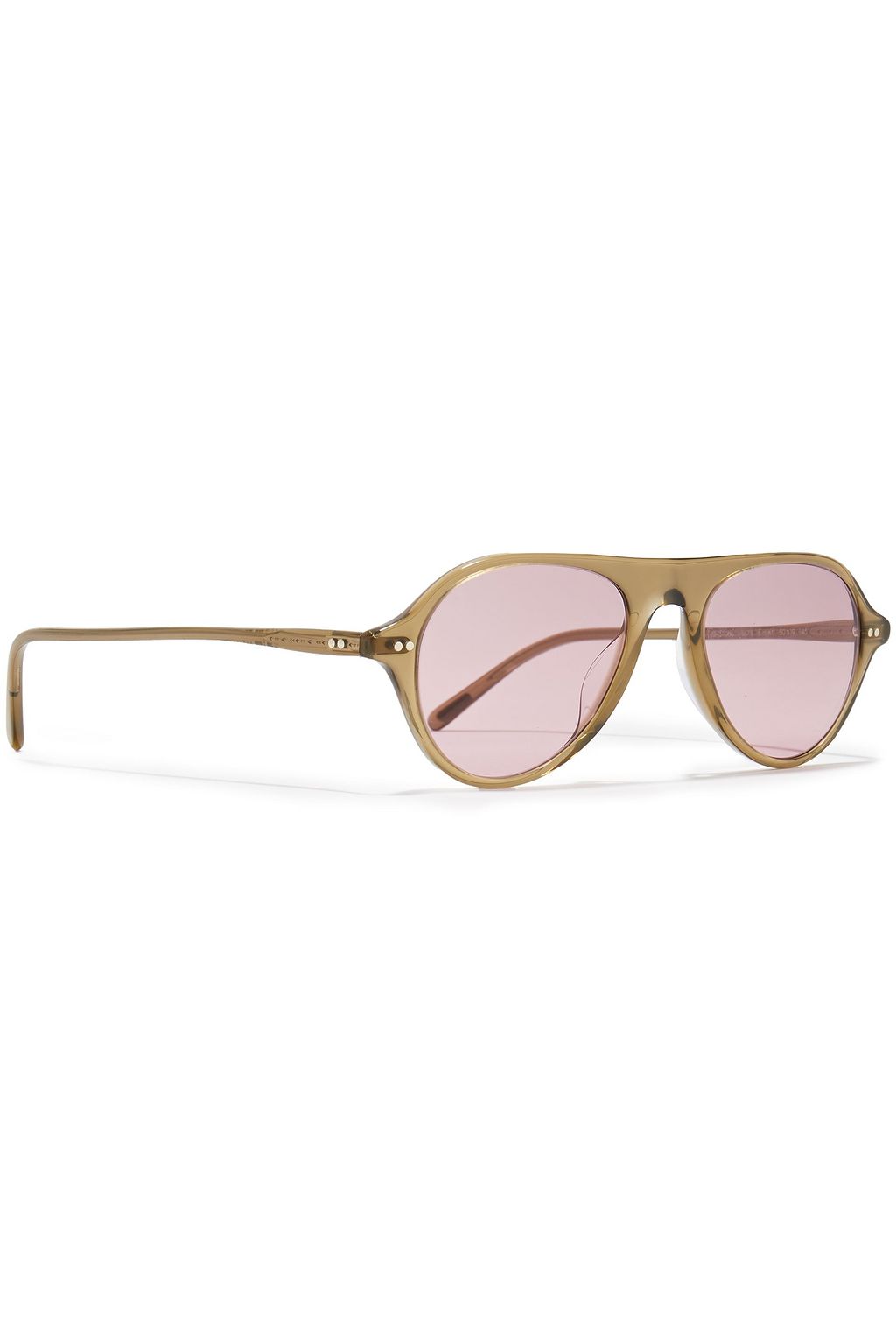 OLIVER PEOPLES Aviator-style acetate sunglasses