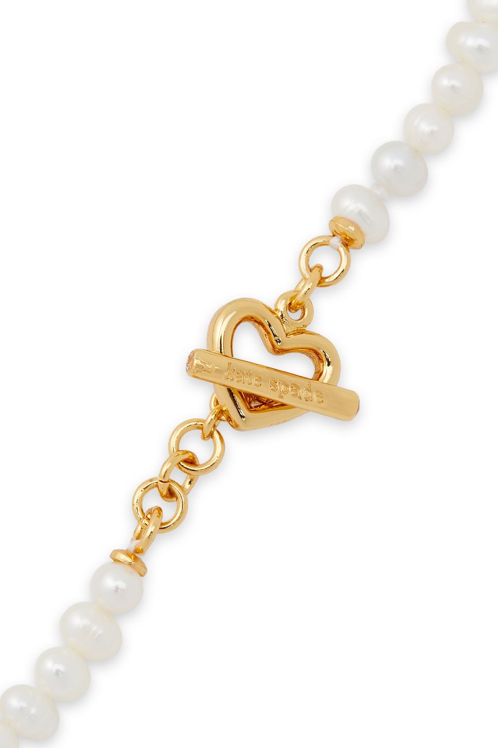 KATE SPADE NEW YORK Gold-tone peal bracelet